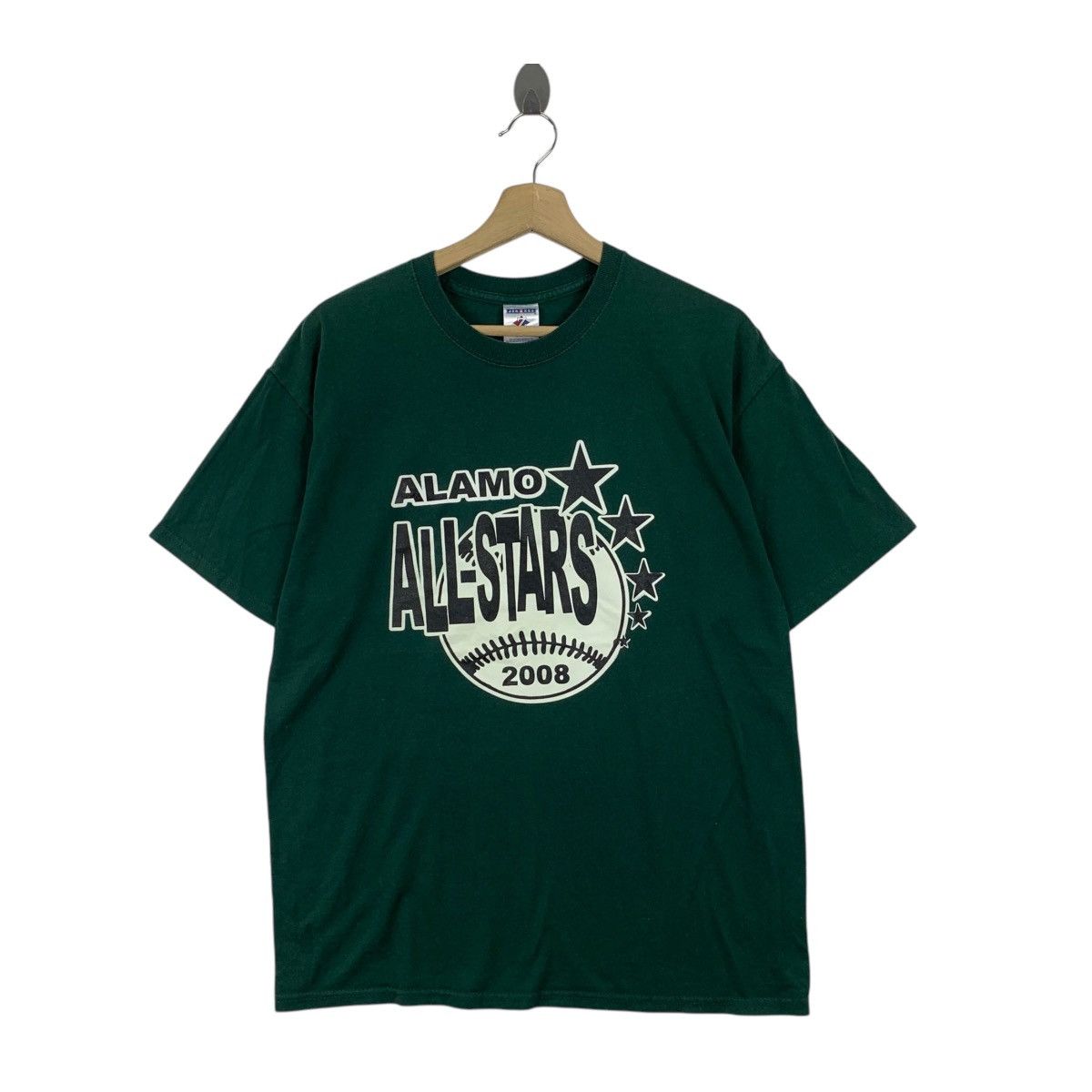 Vintage Vintage ALAMO ALL STARS 2008 Mustang Div Tee Shirt Top Size US M / EU 48-50 / 2 - 1 Thumbnail