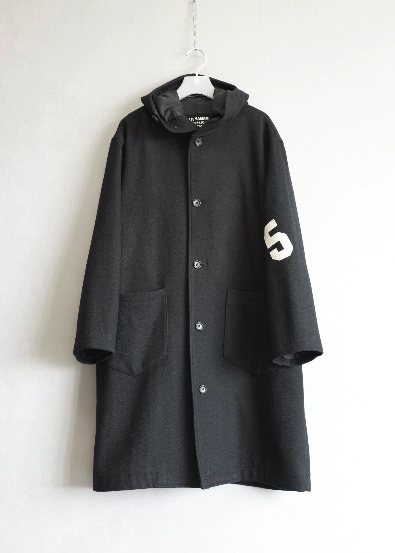 Yohji Yamamoto Yohji Yamamoto 87AW Digital Pleats Hooded Coat Size 1 Size US S / EU 44-46 / 1 - 1 Thumbnail