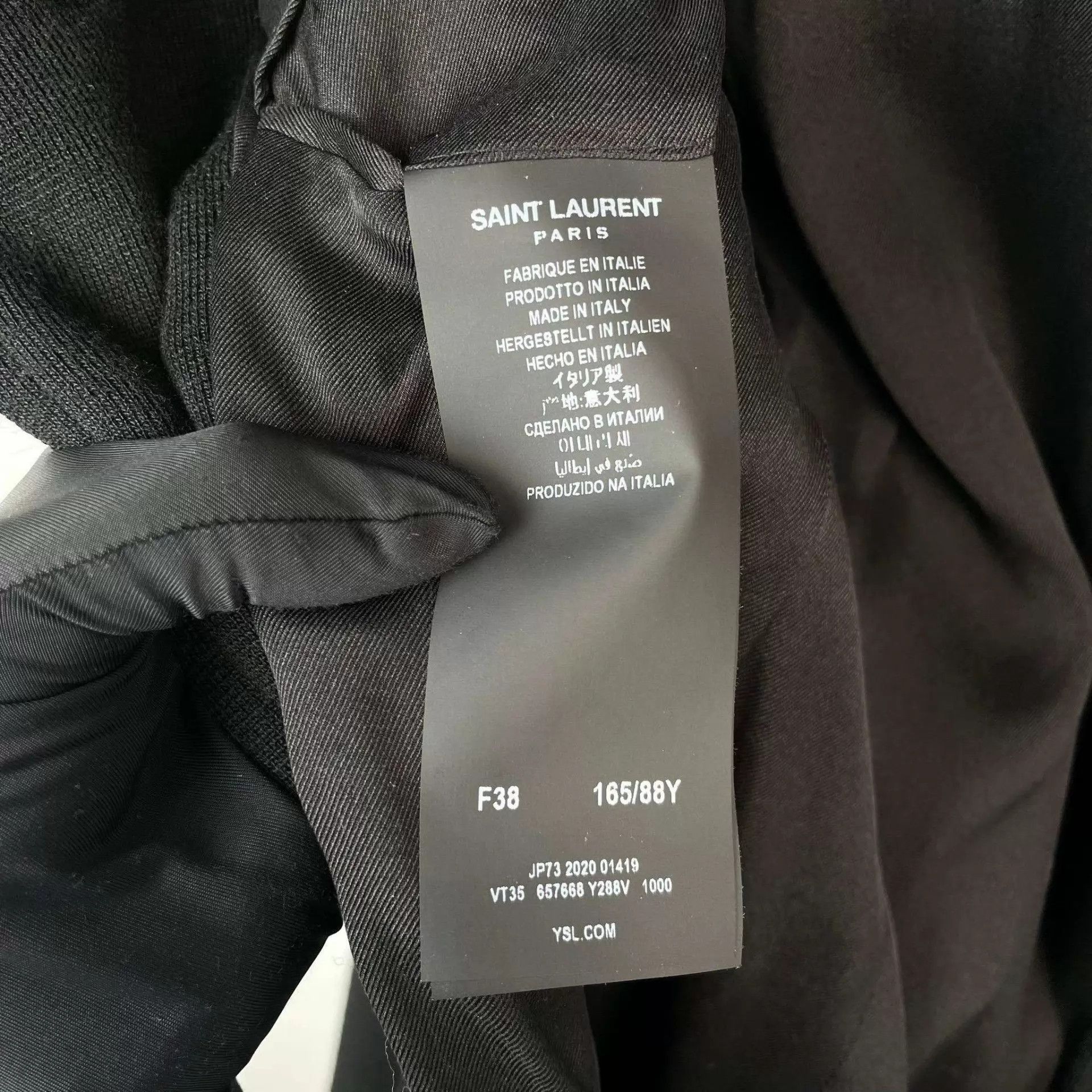 Saint Laurent Paris YSL putty overcoat Size XS / US 0-2 / IT 36-38 - 3 Thumbnail