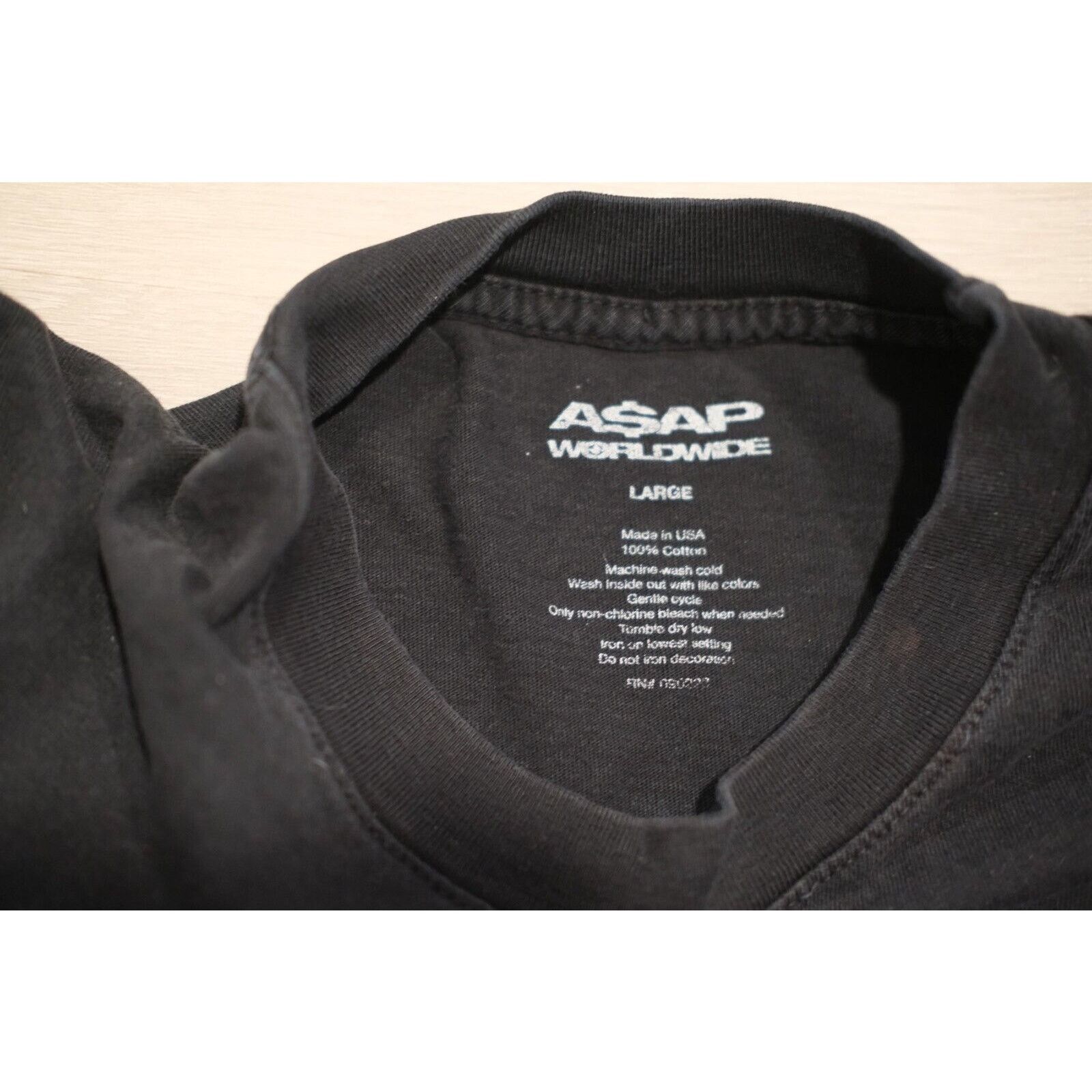 Other ASAP Worldwide T-Shirt Mens L Long Sleeve Rap Tour Graphic Size US L / EU 52-54 / 3 - 4 Thumbnail