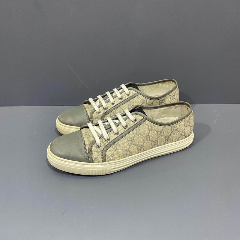 Gucci Gucci Stylish Casual Grey-Brown Sneakers for Men Size US 10.5 / EU 43-44 - 1 Thumbnail