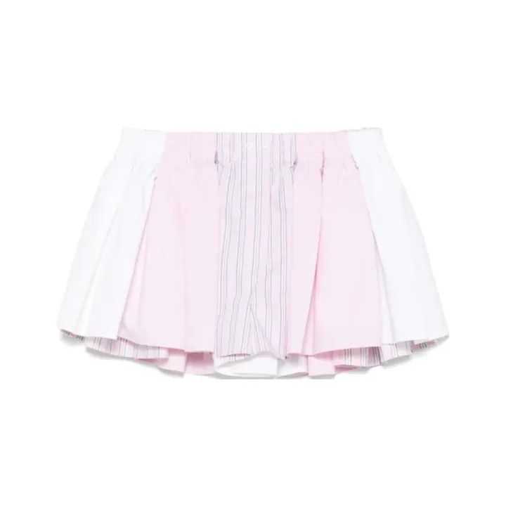 Alexander Wang Alexander Wang Pink and White Striped Casual Shorts 0079 Size 23" - 1 Thumbnail