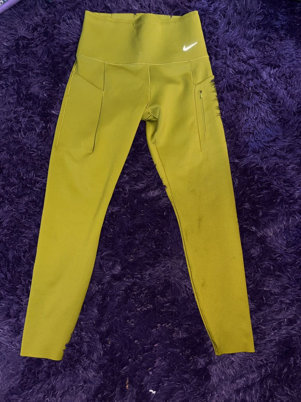 Nike Darker green nike leggings Size 30" / US 8 / IT 44 - 1 Thumbnail