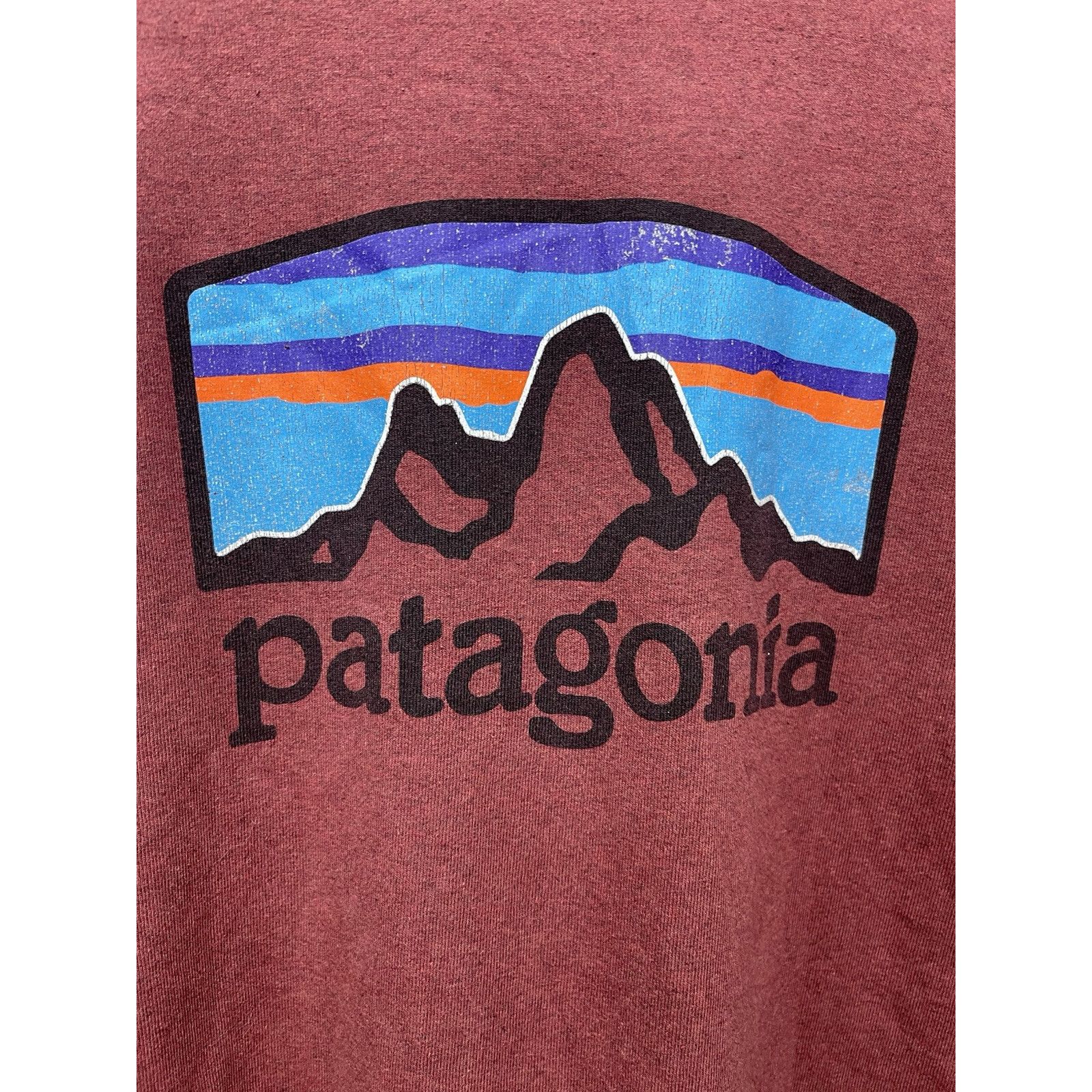 Patagonia Patagonia T-Shirt Responsibili-tee Classic Logo Red Recycled Size US M / EU 48-50 / 2 - 2 Thumbnail