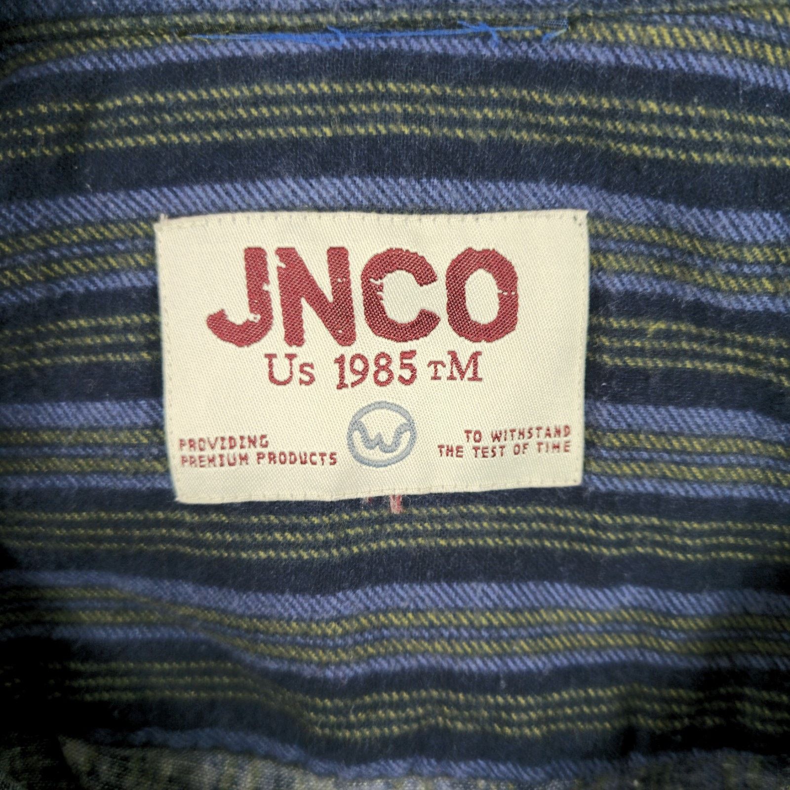 JNCO Vintage JNCO Crown Brand Striped Western Button Up Large Size US L / EU 52-54 / 3 - 4 Thumbnail