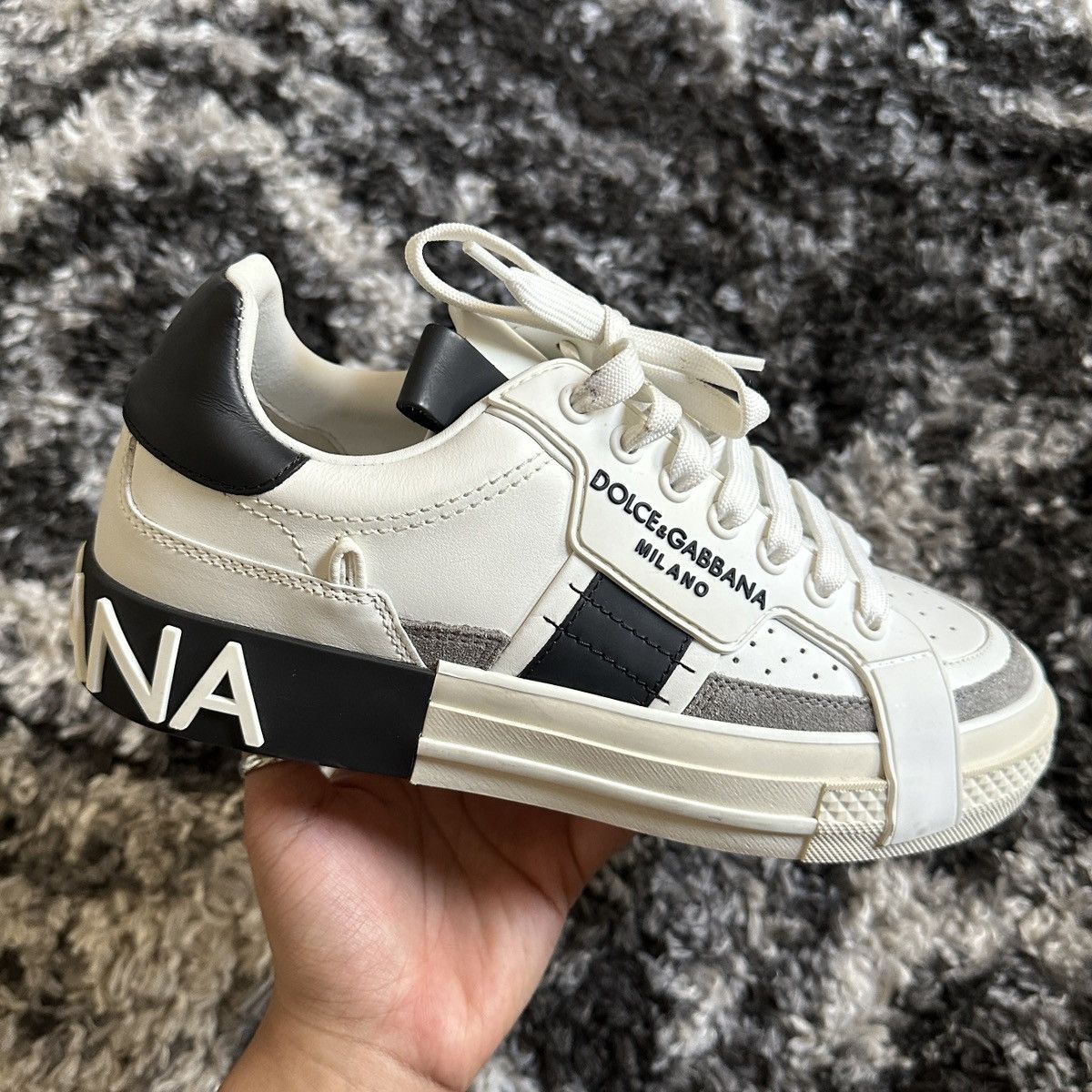 Dolce & Gabbana Dolce & Gabbana Men’s Flattop Sneaker Size US 9 / EU 42 - 1 Thumbnail