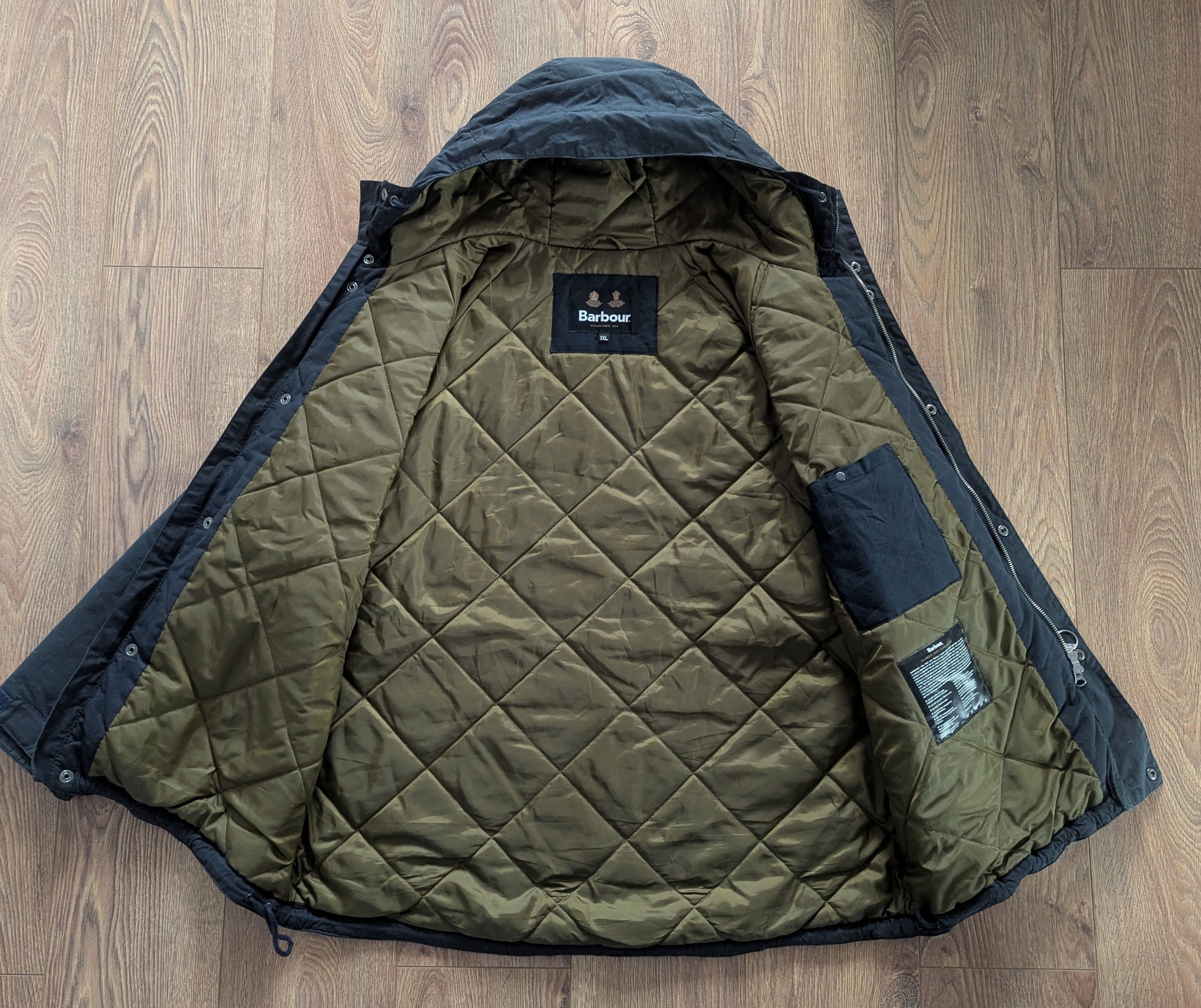 Barbour Barbour Rockfield Wax Hooded Jacket Size XXL Waxed Cotton Size US XXL / EU 58 / 5 - 12 Thumbnail