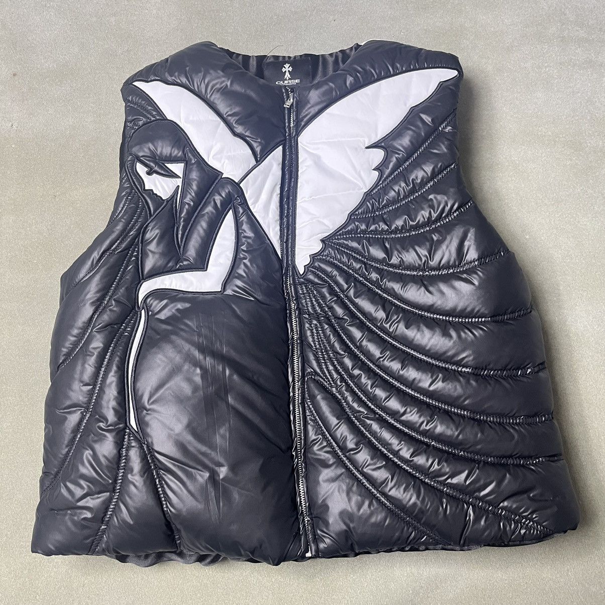 Designer Onlycurse Divine Angel/Cross Puffer Vest Size US M / EU 48-50 / 2 - 1 Thumbnail