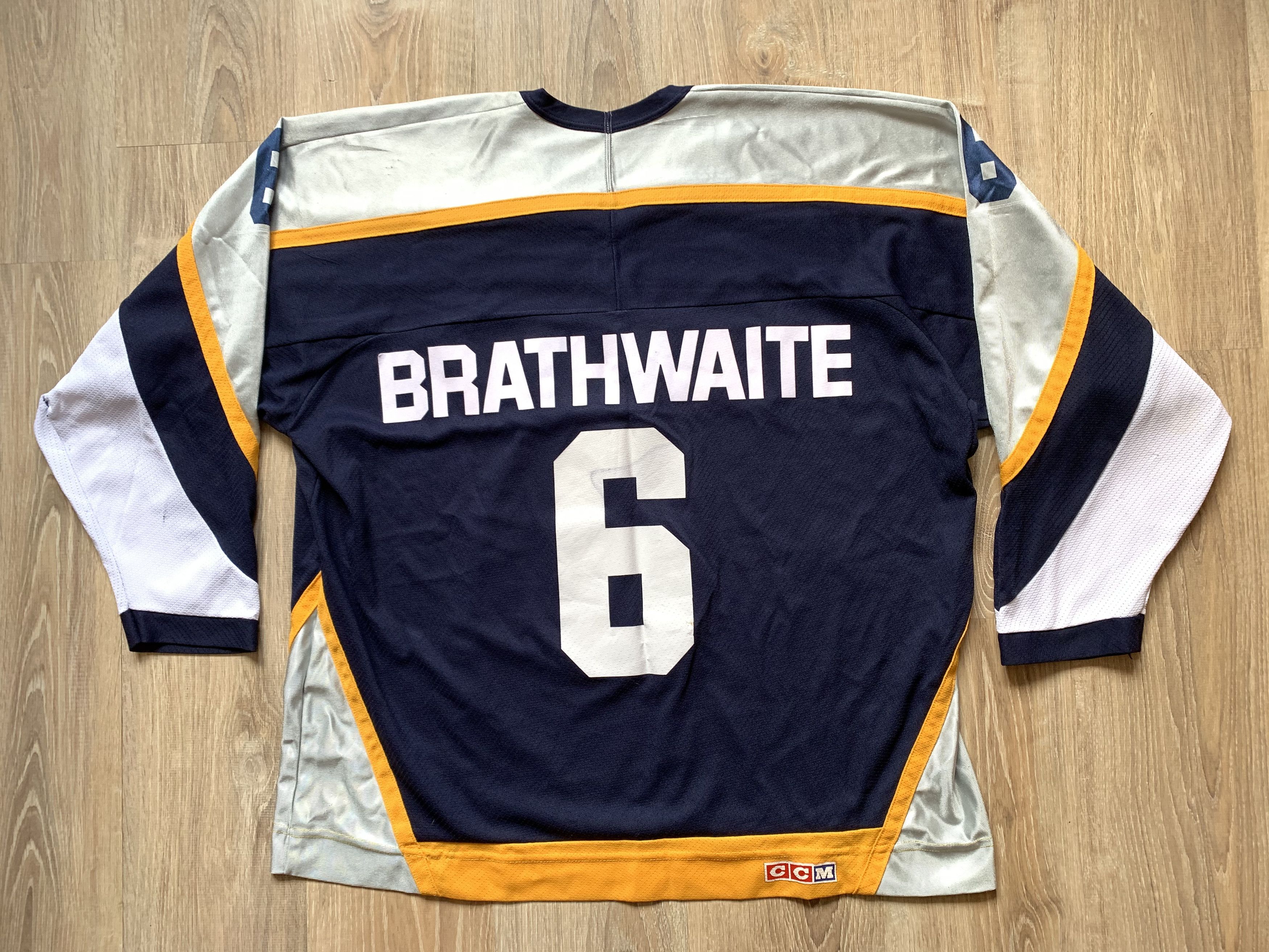 Ccm × NHL × Vintage Vintage Swindon Innogy Ccm Brathwaite Hockey Jersey Size US XXL / EU 58 / 5 - 4 Thumbnail