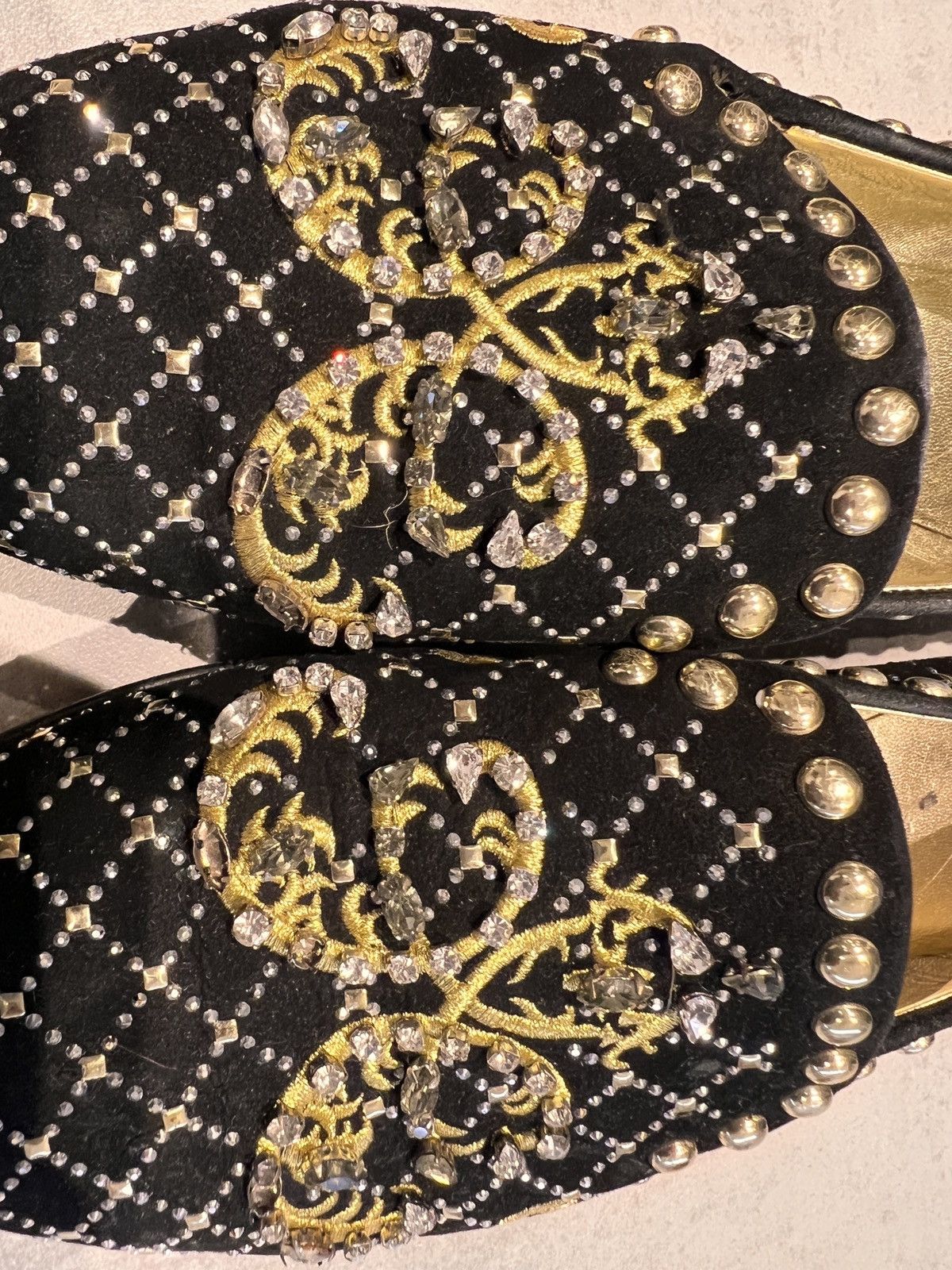 Giuseppe Zanotti Giuseppe Zanotti Black Suede Studded Size US 9.5 / IT 39.5 - 2 Thumbnail