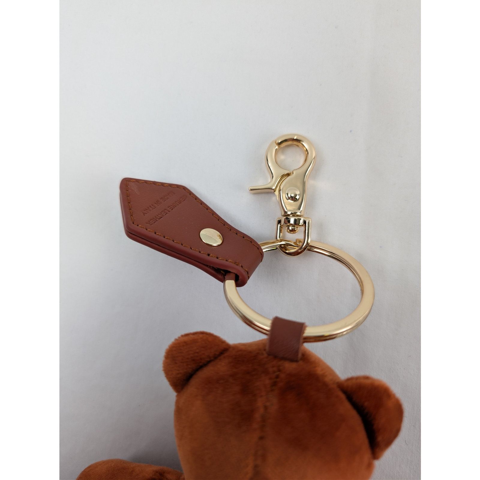 Vivienne Westwood o1rshd1 Size: OS / Teddy Bear Keyring in Burnt Orange Velvet Size ONE SIZE - 9 Thumbnail