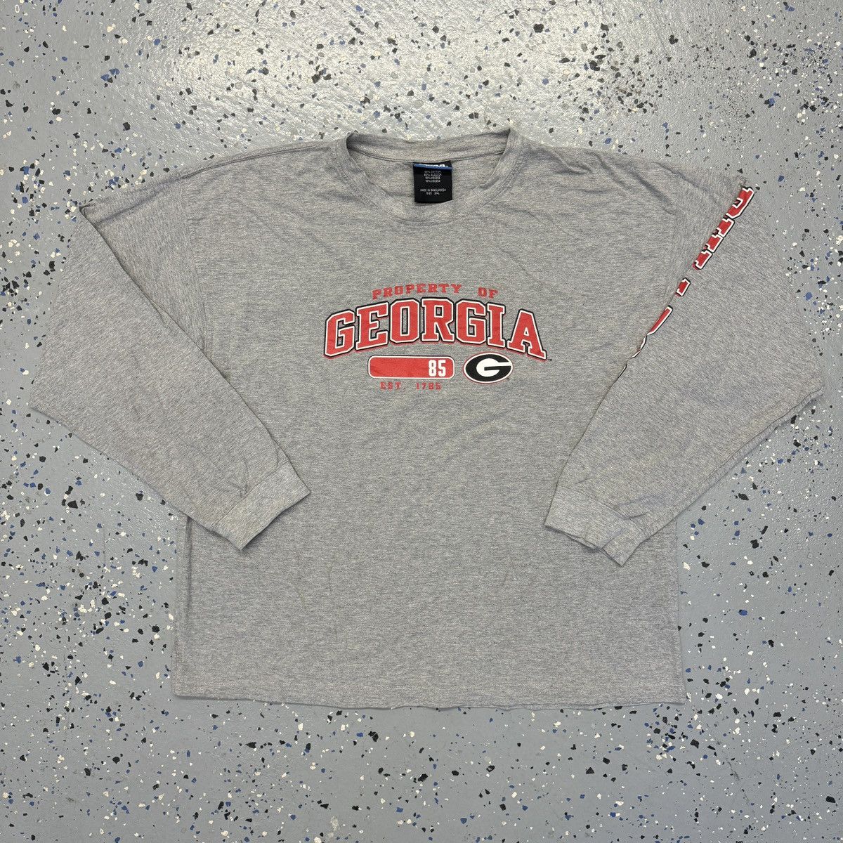 NCAA × Vintage Vintage Y2K NCAA Georgia Bulldogs Graphic Long Sleeve Shirt Size US XXL / EU 58 / 5 - 1 Thumbnail
