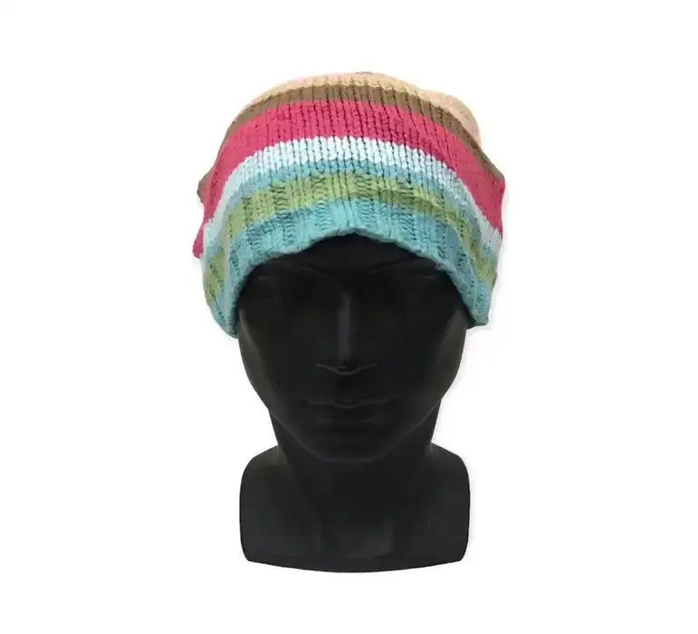 Gap × Vintage Gap Multicolour Knit Beanie Hat Size ONE SIZE - 1 Thumbnail