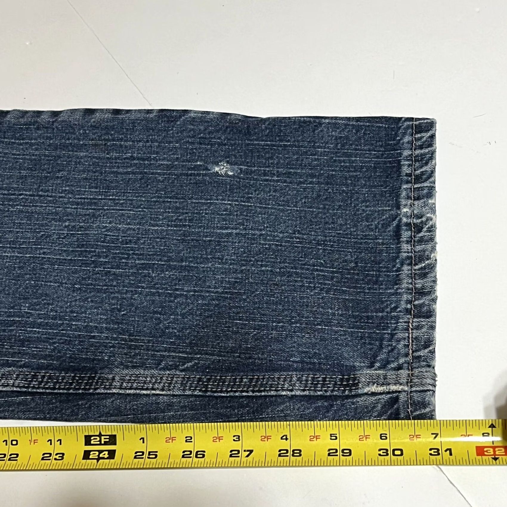 Carhartt Carhartt FR Jeans Mens 36x31 Blue Straight Fit Work Flame Resistant Distressed Denim Cotton Blend Steel Logo Regular Rise Mens Regular Size US 36 / EU 52 - 7 Thumbnail