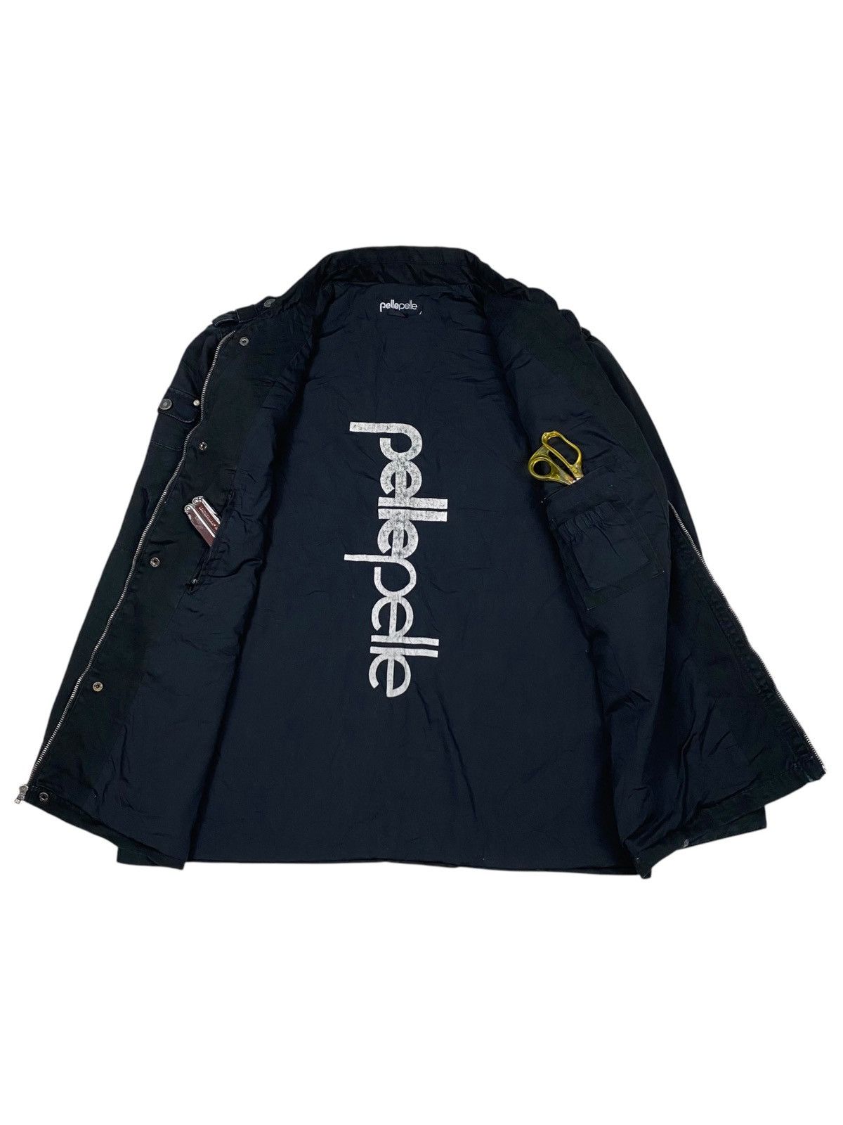 Pelle Pelle 1990s Pelle Pelle - Multizips Cargo Jacket Size US M / EU 48-50 / 2 - 2 Thumbnail