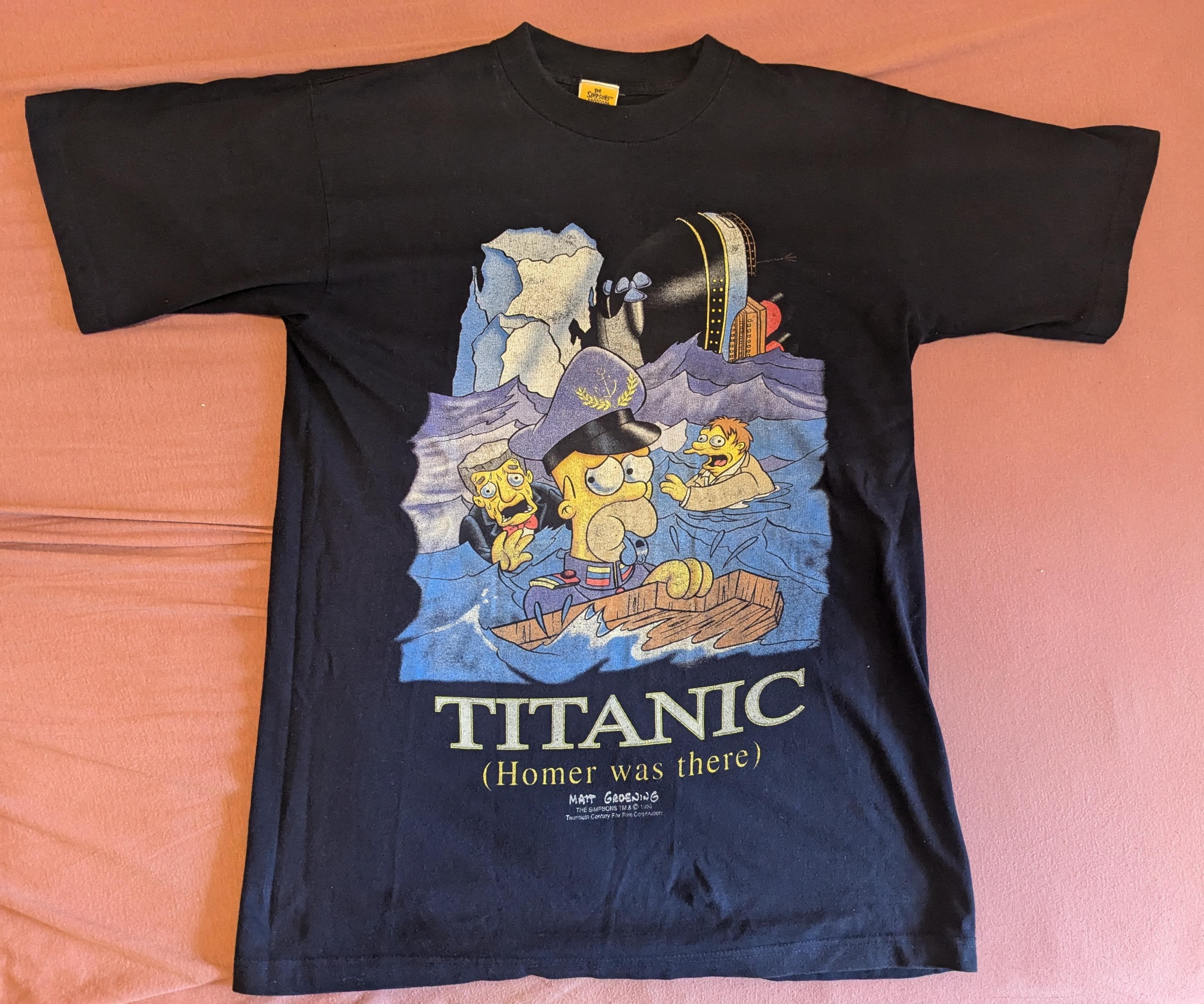 The Simpsons The Simpson Matt Groening ELMI T-Shirt Vintage 1998 Size US S / EU 44-46 / 1 - 1 Thumbnail