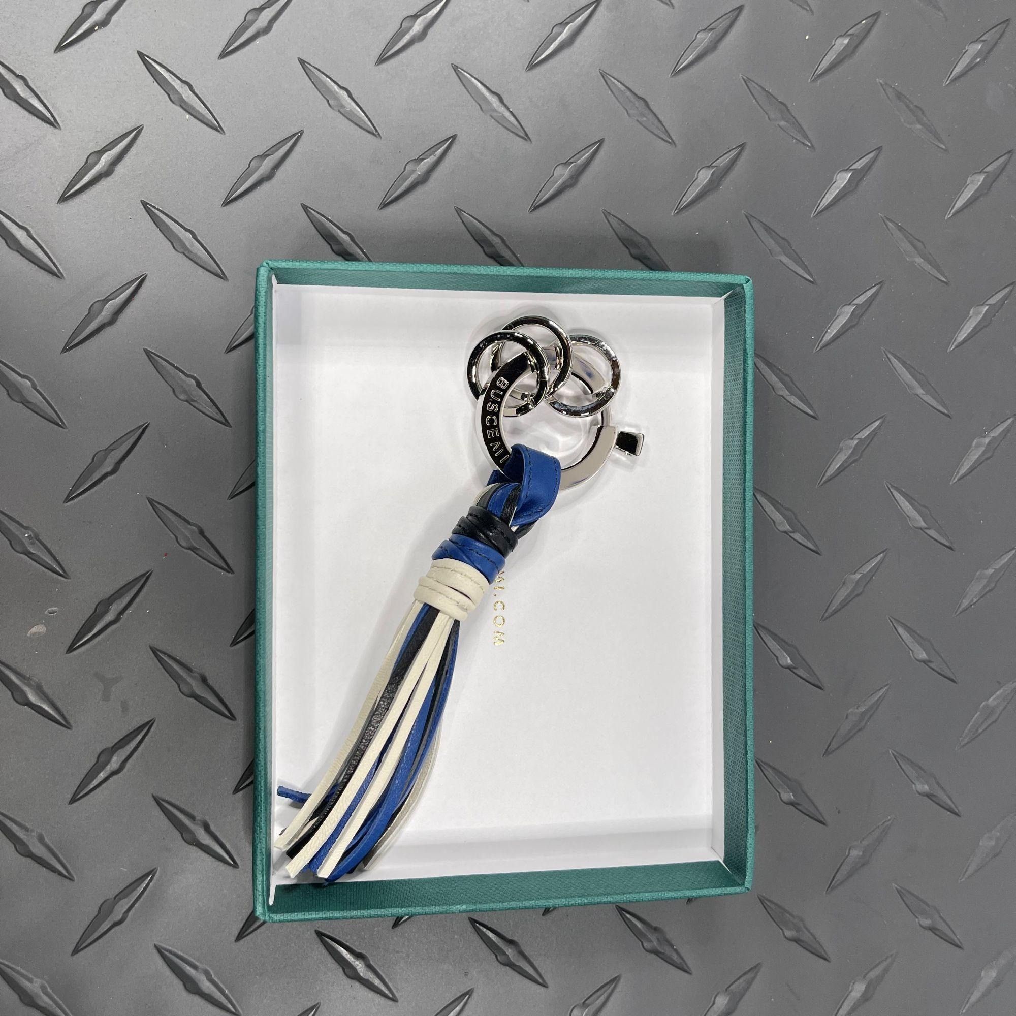 Buscemi Buscemi Fringe Keyholder Black/Off White Leather Size ONE SIZE - 2 Thumbnail