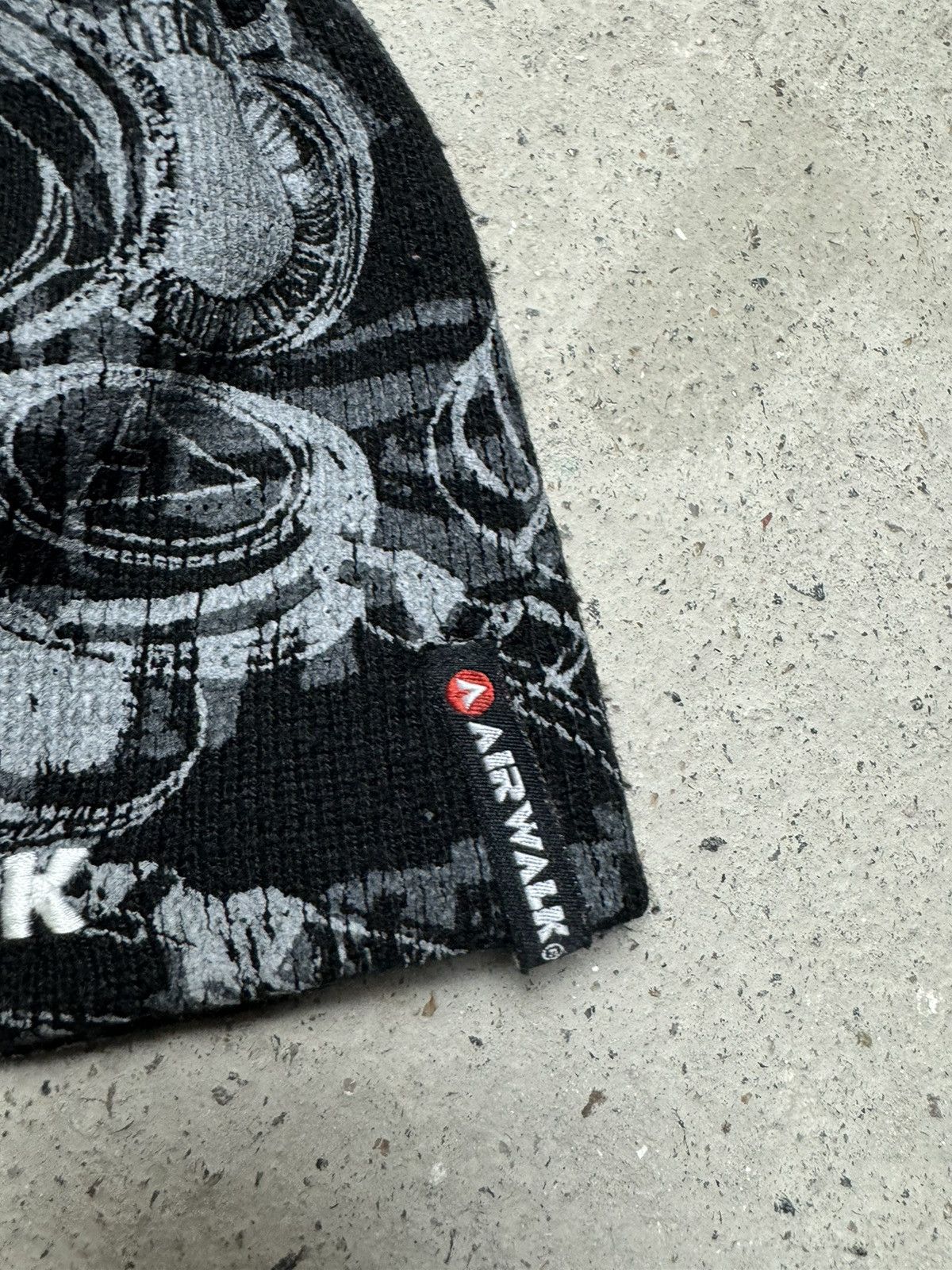 Airwalk × Vintage Vintage Y2K Airwalk Monogram Sk8 Skater Beanie Japanese Hat Size ONE SIZE - 3 Thumbnail