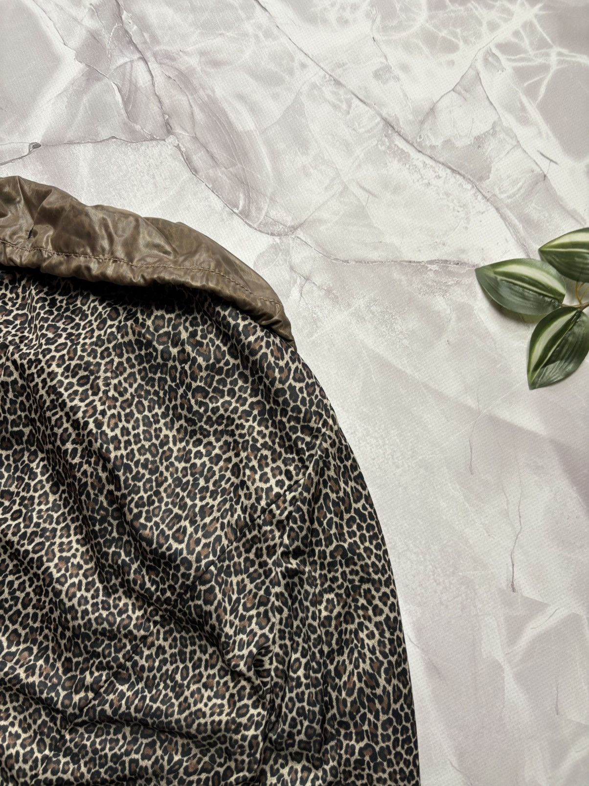 Other Marc Cain Reversible Nylon Jacket Brown / Leopard Print Size M / US 6-8 / IT 42-44 - 17 Thumbnail