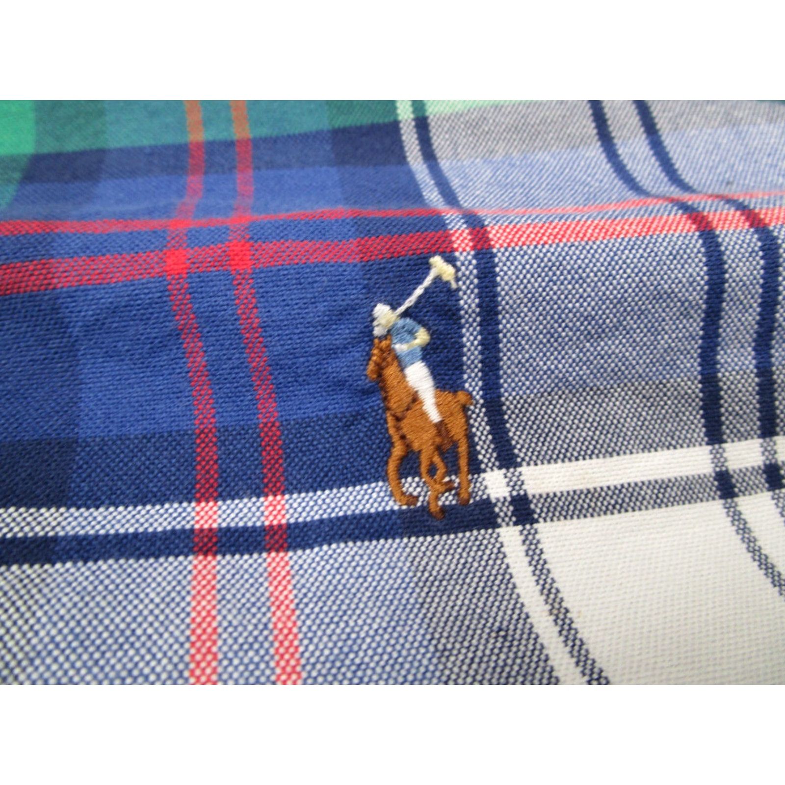Ralph Lauren Vintage Ralph Lauren Men's Shirt 2XL Blue Plaid Cotton Long Sleeve Button-Up Size US XXL / EU 58 / 5 - 3 Thumbnail