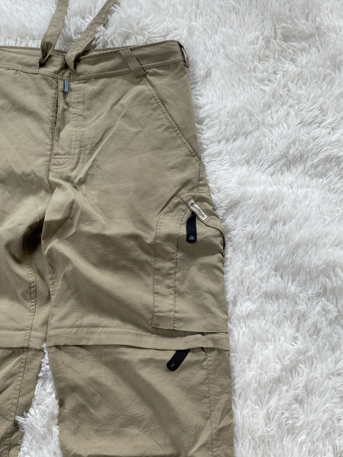 Vintage 💥RARE💥Nike ACG Cargo Transformers Pants/Short Vintage Size US 35 - 3 Thumbnail