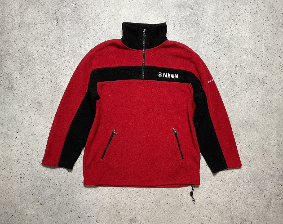Yamaha Vintage Fleece Jacket 1/4 Zip Yamaha Motorsport Racing F1 Size US L / EU 52-54 / 3 - 2 Thumbnail