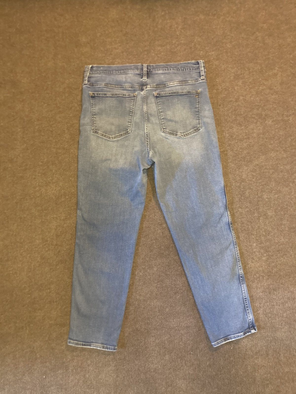 Madewell Madewell Stovepipe High-Rise Jeans, Sz 31 Dearham Wash Size 31" - 4 Thumbnail