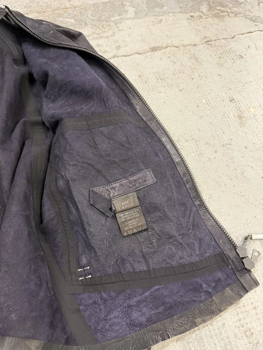 Isaac Sellam Experience Isaac Sellam Dark Purple Backzip Premium Leather Avant-Garde Jacket Size US L / EU 52-54 / 3 - 11 Thumbnail