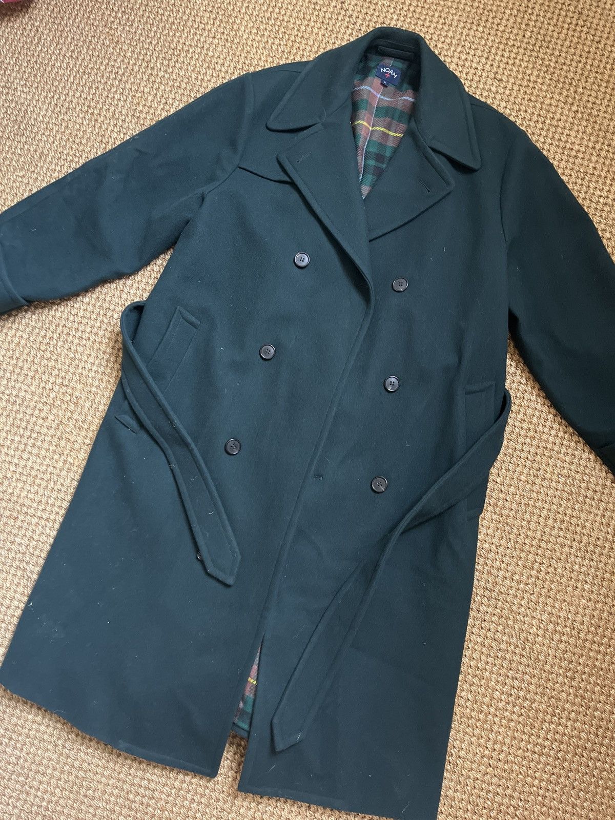 image of Noah Loro Piana Trenchcoat in Green, Men's (Size Large)
