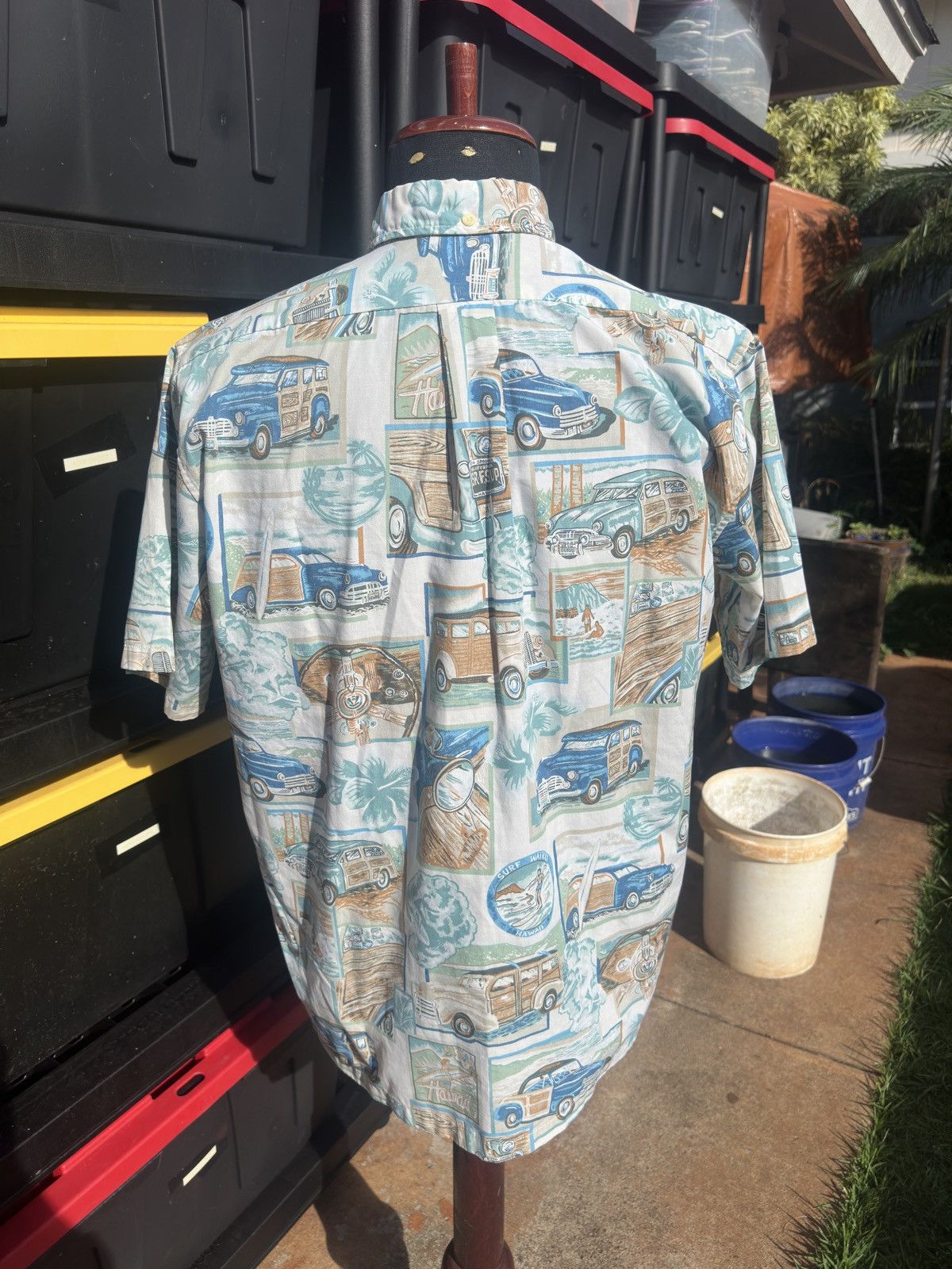 Reyn Spooner PreOwned Reyn Spooner Hawaiian Print Multicolored Men's M Size US M / EU 48-50 / 2 - 2 Thumbnail