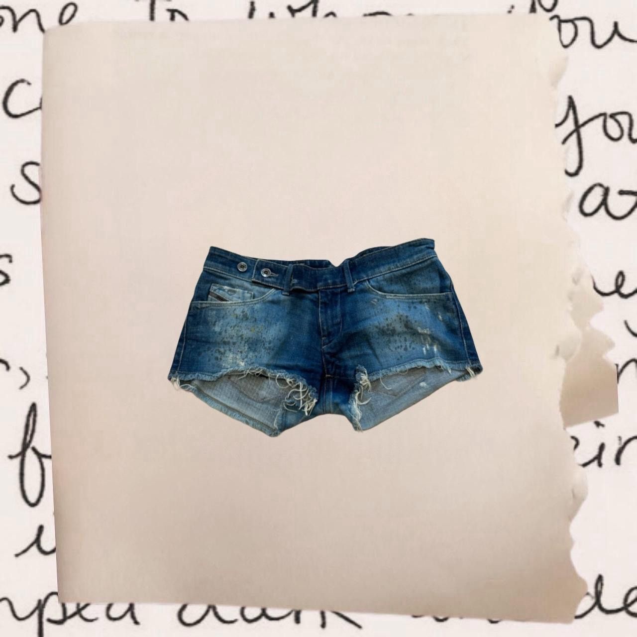 authentic vintage diesel micro shorts