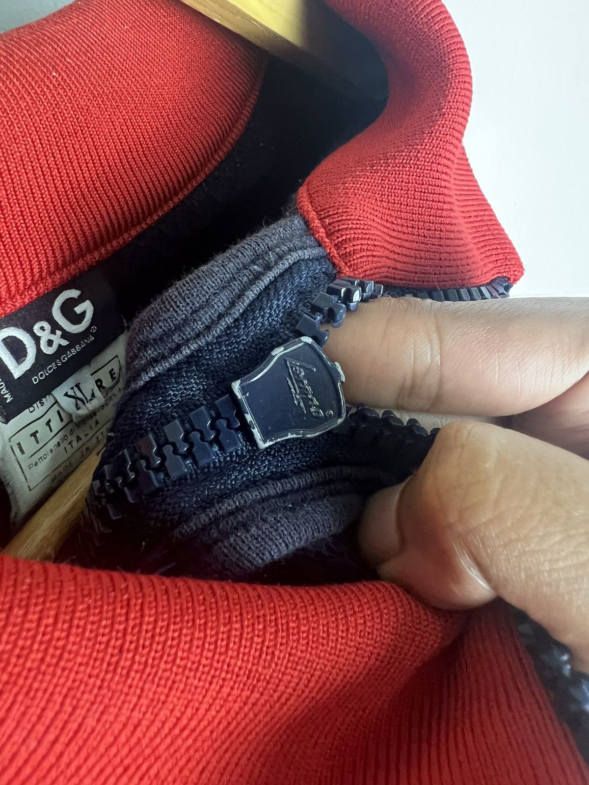 Dolce & Gabbana × Vintage 2000s Dolce&Gabbana Embroidered Zipper Jackets Size US XL / EU 56 / 4 - 6 Thumbnail