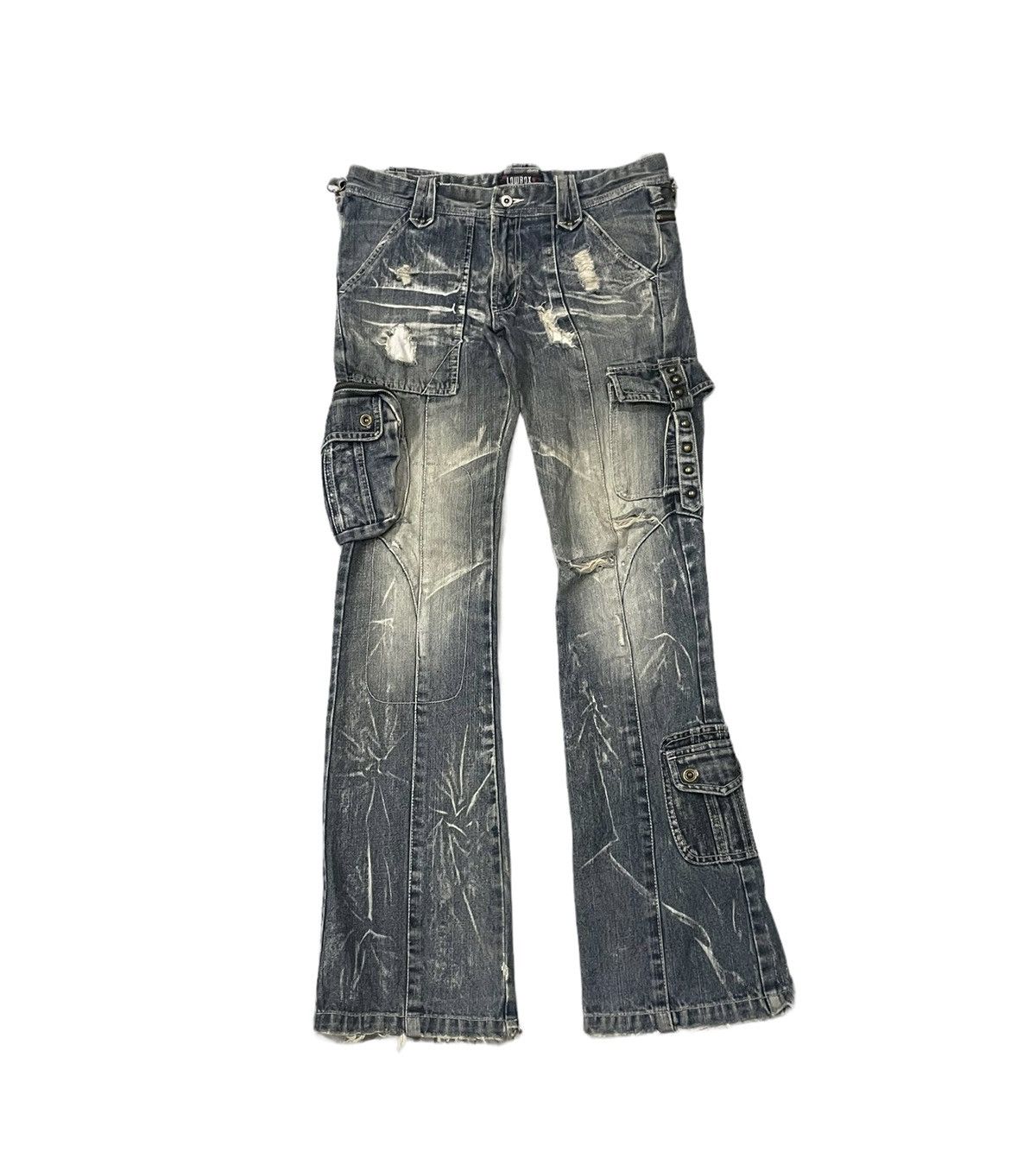 Vintage Vintage Lowbox Cargo Seditionaries Monkey Bootcut Pants Size US 33 - 1 Thumbnail