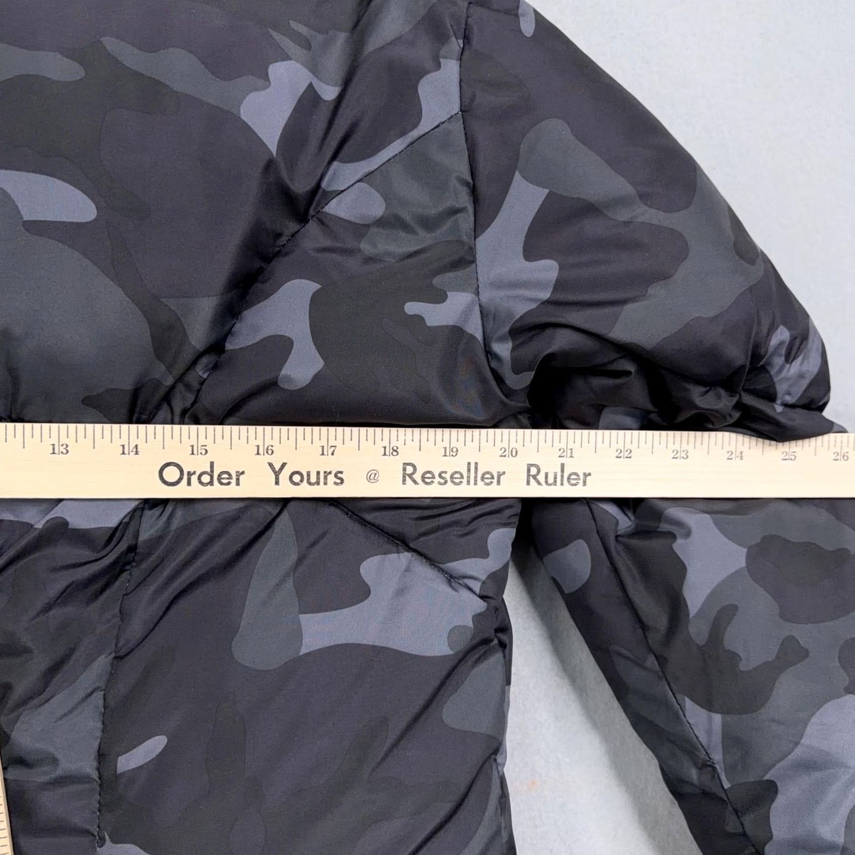 Vintage Sebby Jacket Women’s Small Gray Camo Puffer Quilted Zip Pockets Outdoor Shirt/Coat Size S / US 4 / IT 40 - 7 Thumbnail