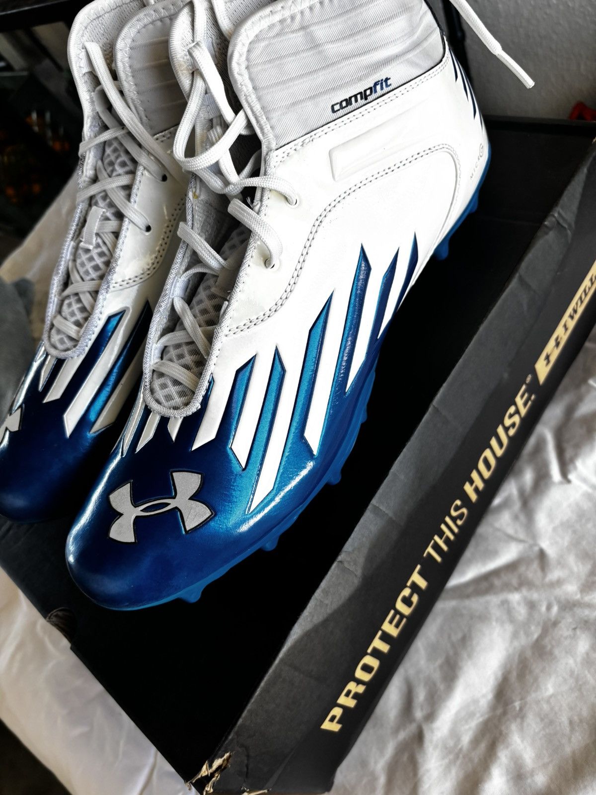 Under Armour Under armour cleats Tm nitro mid size 13 new Size US 13 / EU 46 - 2 Thumbnail