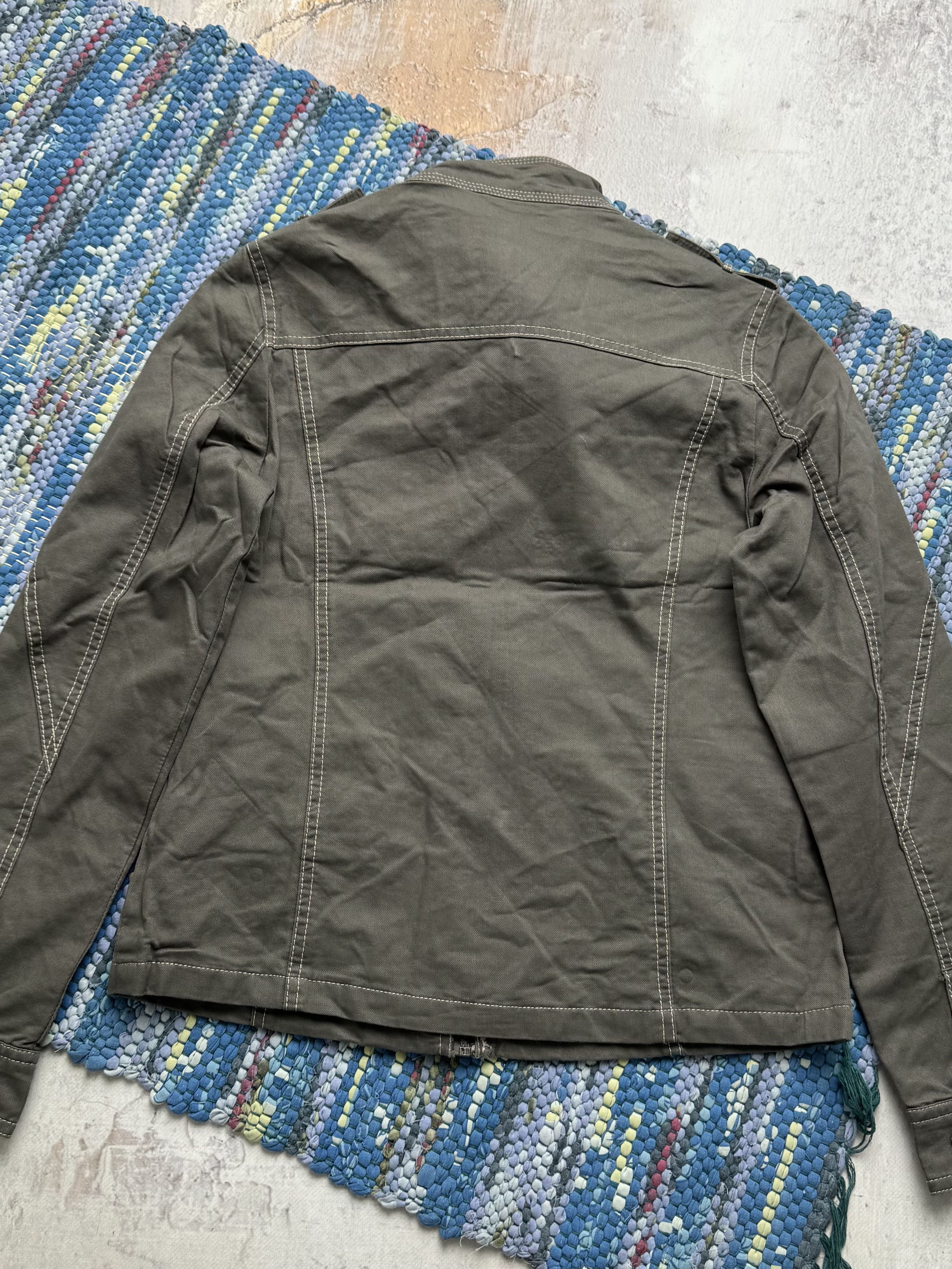 Vintage Vintage Khaki Military Jacket Utility Button Coat Casual Size XS / US 0-2 / IT 36-38 - 5 Thumbnail