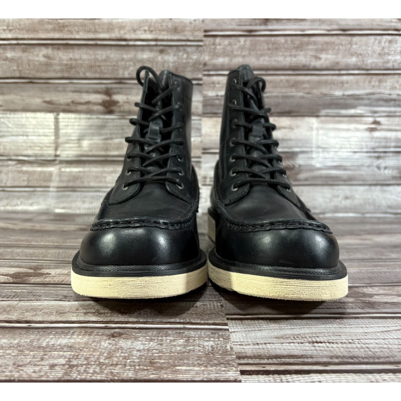 Frye Frye Hyland Moc 80913 sz 13 color black New discontinued cra Size US 13 / EU 46 - 3 Thumbnail