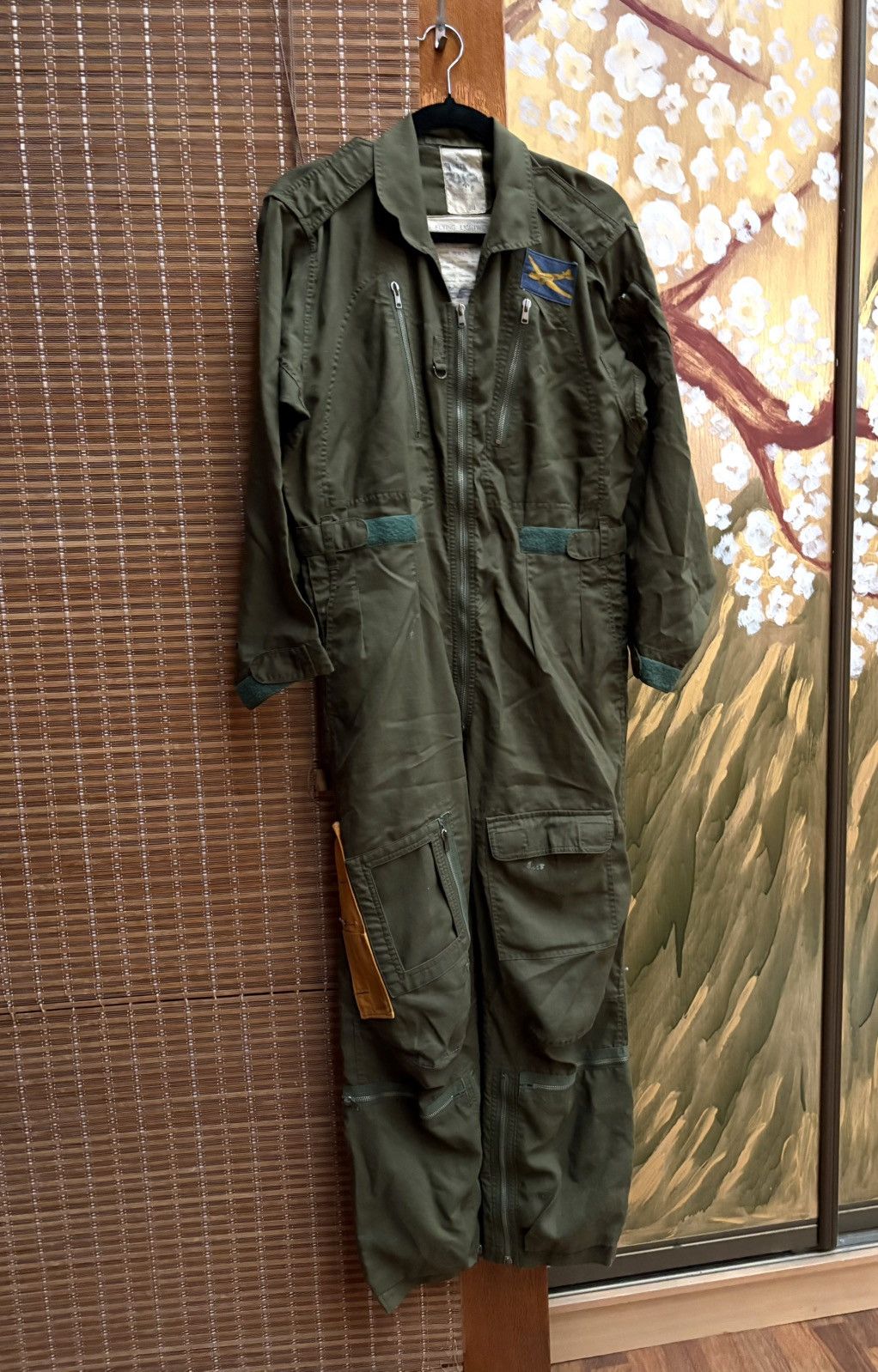 Vintage 60s RAF Lightweight Flying Suit Coverall MK 7A Size 3 S-M Size US 30 / EU 46 - 1 Thumbnail