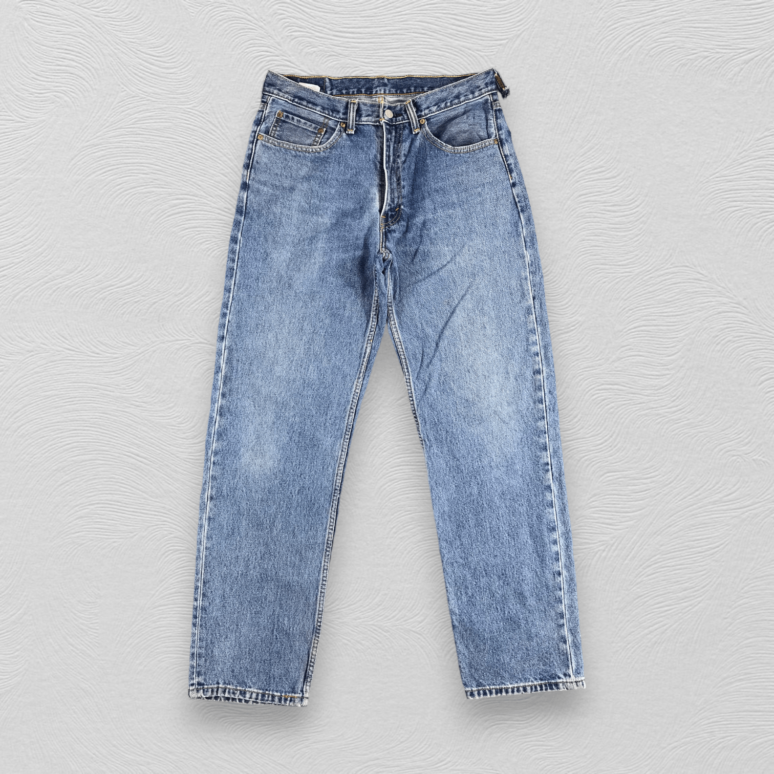 Levi's Faded Blue Vintage Levi's 505 Jeans Distress Denim KJ441 Size US 34 / EU 50 - 1 Thumbnail