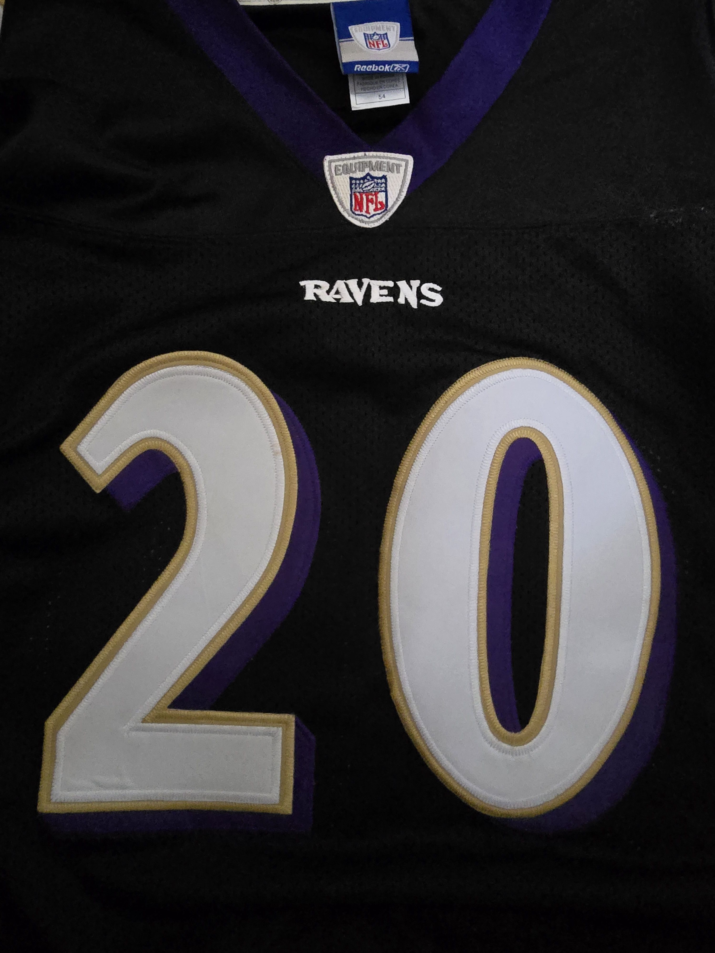 Reebok Vintage Stitched Ed Reed Ravens Reebok Jersey Black sz54 Size US XXL / EU 58 / 5 - 8 Thumbnail