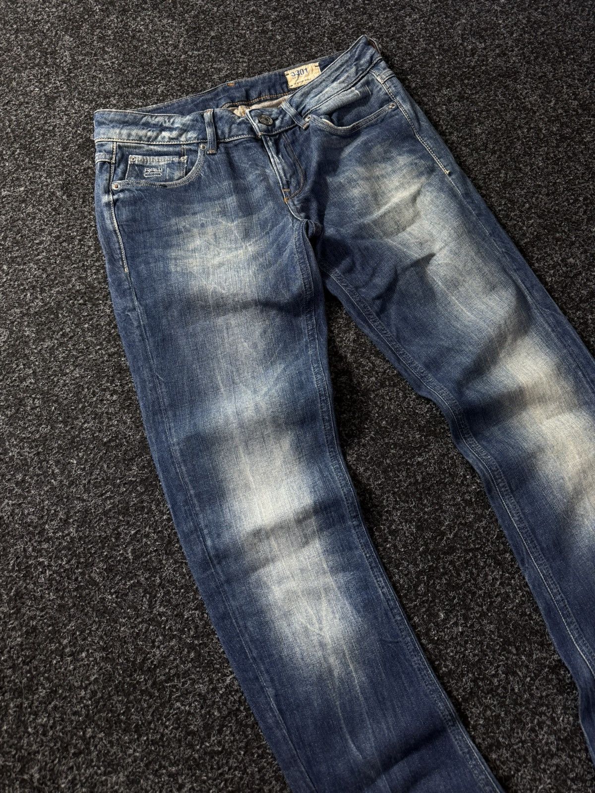 G-Star × If Six Was Nine × Vintage Vintage 90s Avant Garde G-Star RAW denim pants y2k style Size 29" - 5 Thumbnail