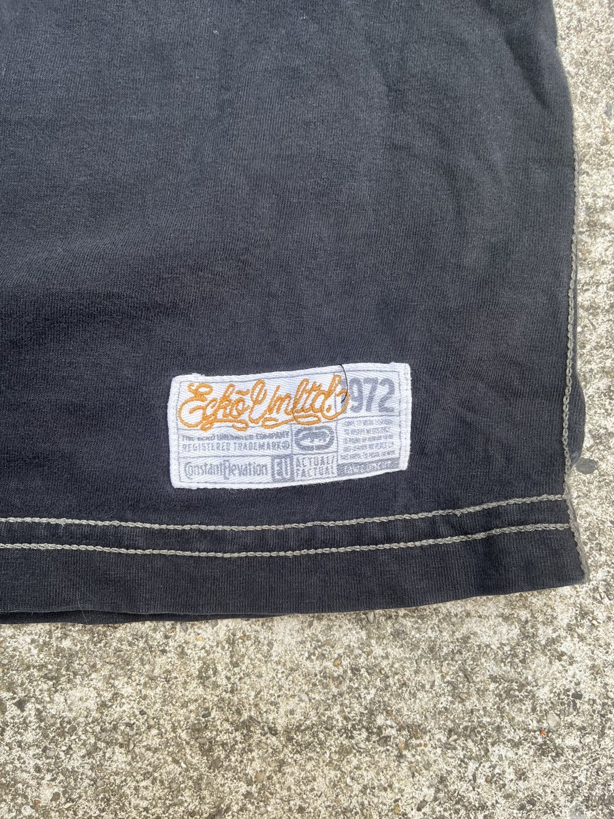 Affliction × Ecko Unltd. × Vintage Crazy Y2K Ecko UNLTD Embroidered Skater Long Sleeve Grunge Size US XL / EU 56 / 4 - 4 Thumbnail