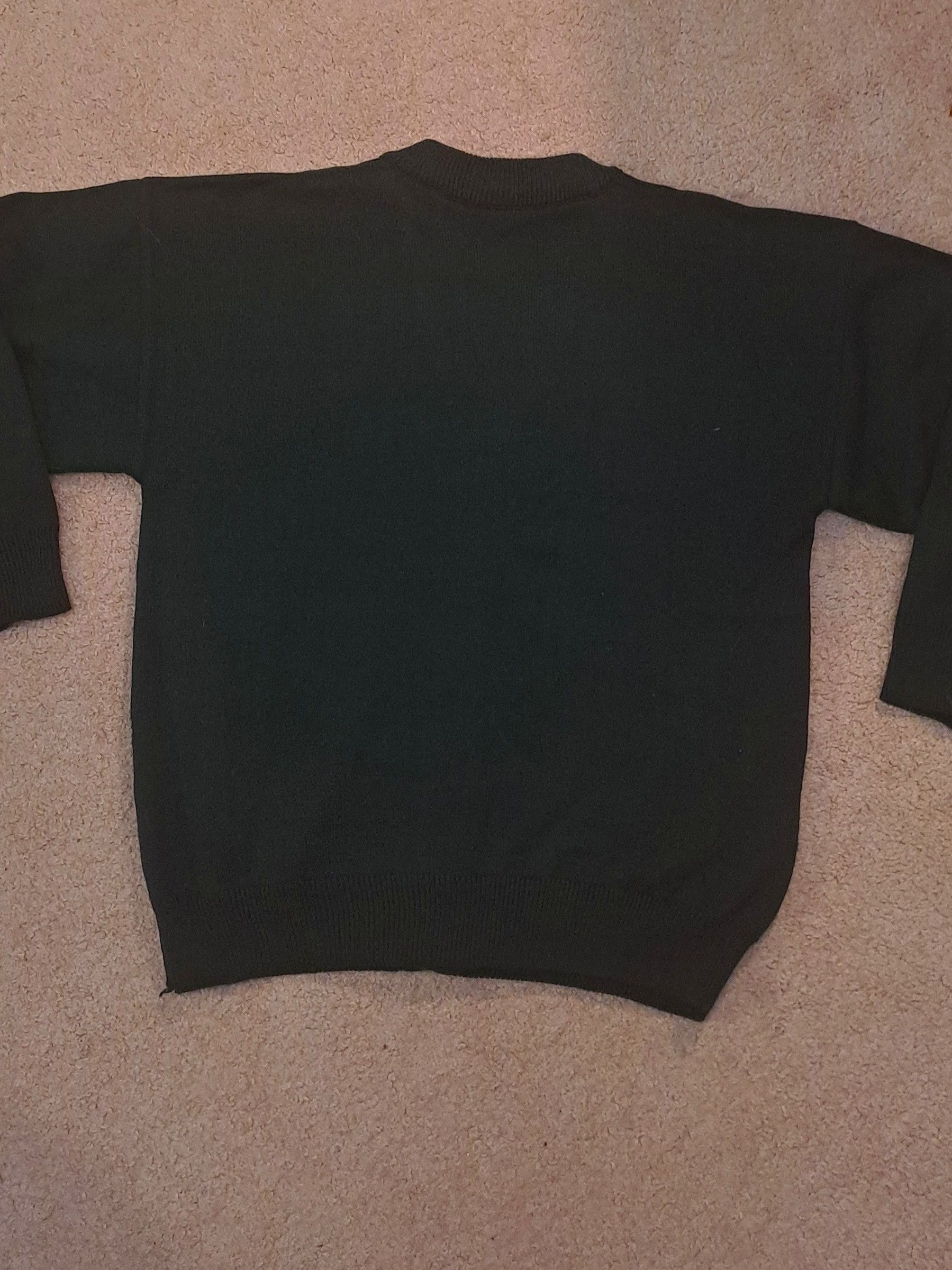 Lacoste Lacoste Dark Green Button Up Knit Sweater Size US L / EU 52-54 / 3 - 6 Thumbnail