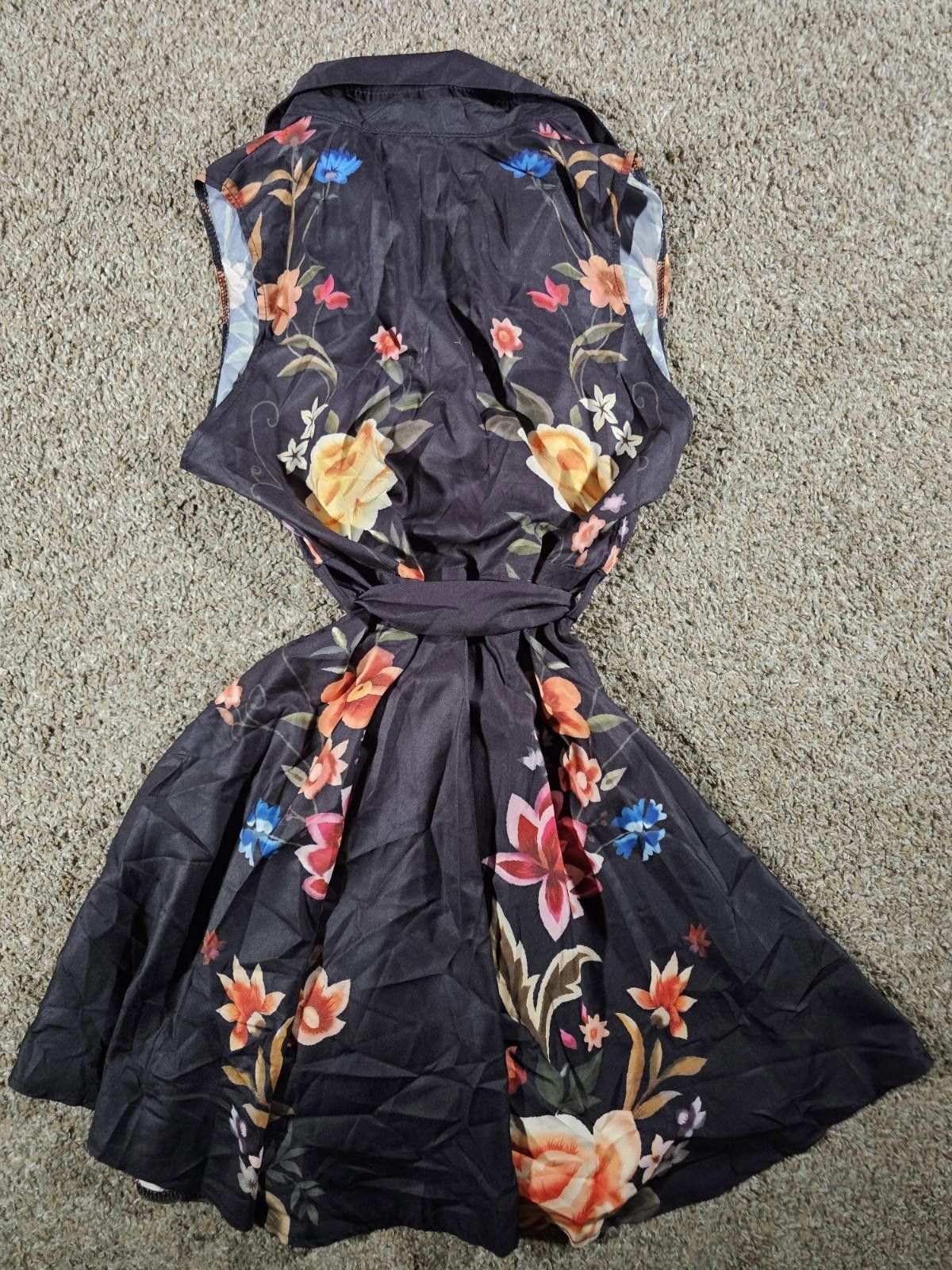 Other CBR Chic Boutique Rose Floral Dress Tie Size XL NWT Size XL / US 12-14 / IT 48-50 - 5 Thumbnail