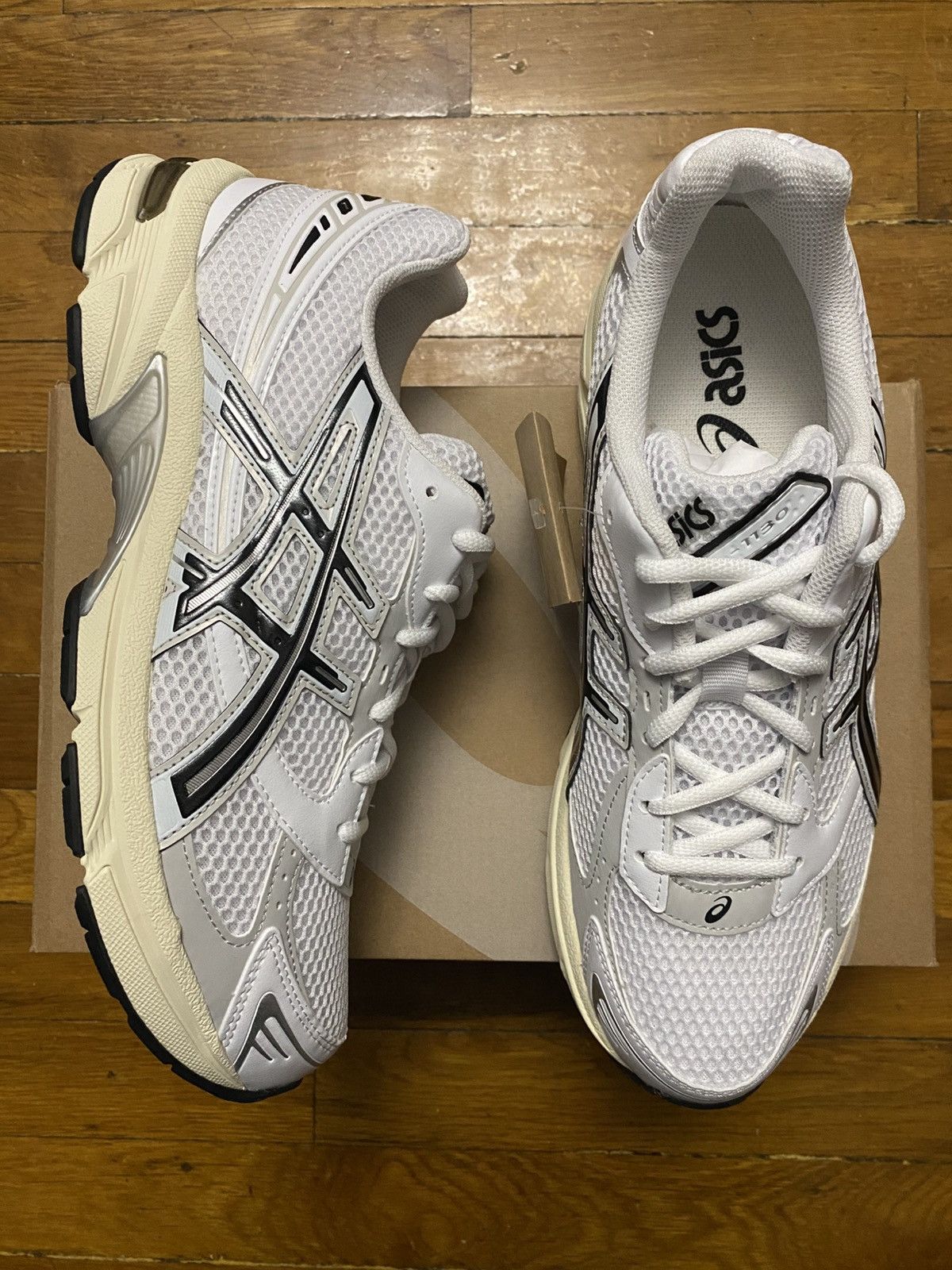 Asics Size 13 - ASICS Gel-1130 White Cloud Grey Black Men's