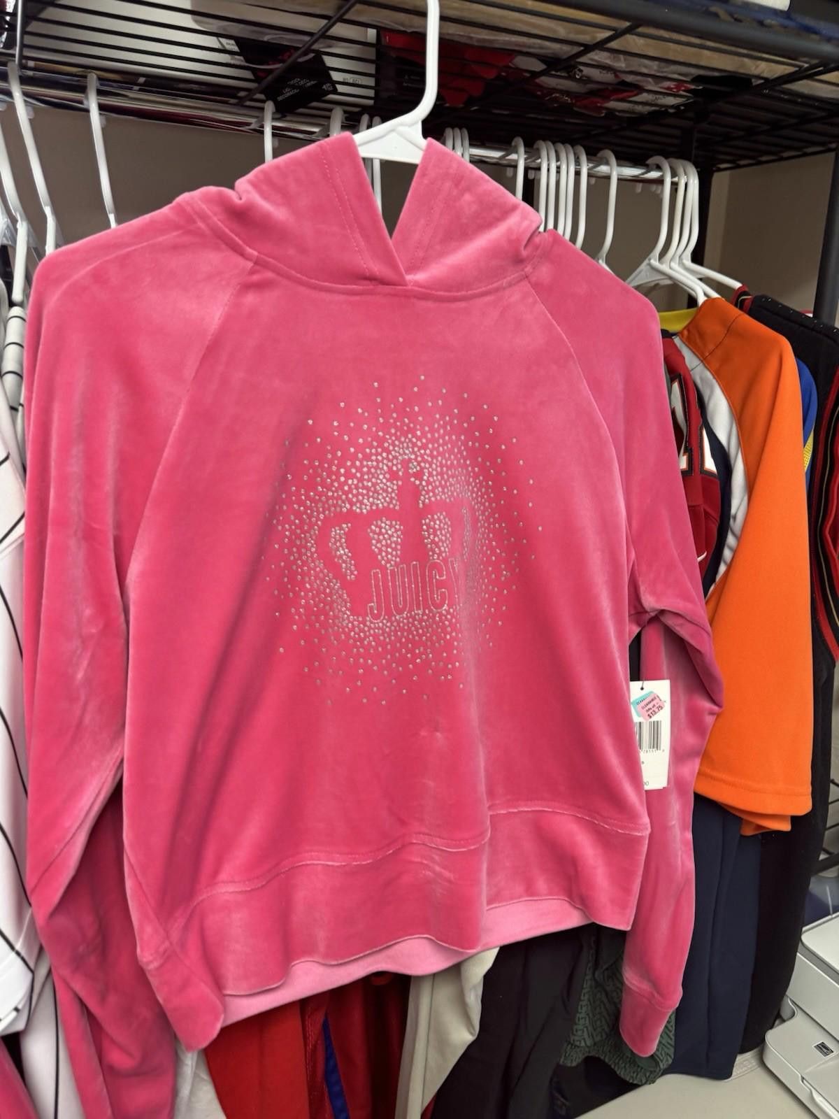 Juicy Couture Jeans Brand New Juicy Couture Velour Pullover Hoodie Size XS Size XS / US 0-2 / IT 36-38 - 2 Thumbnail