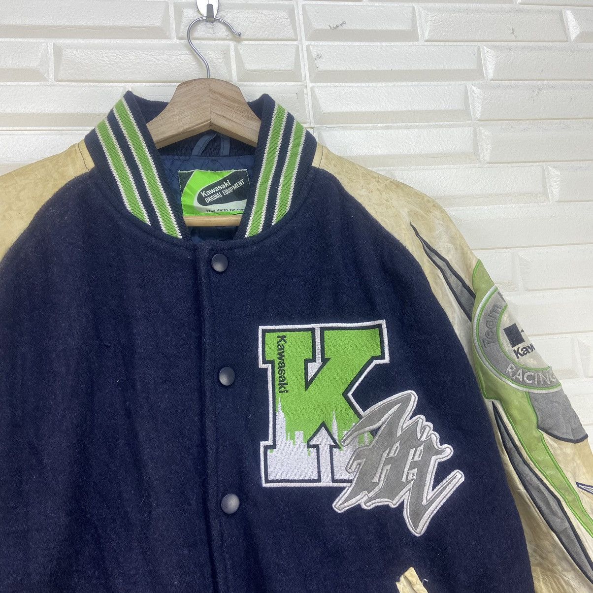 Japanese Brand Team Kawasaki Racing Spirit Challenge Dream Varsity Jacket Size US M / EU 48-50 / 2 - 4 Thumbnail