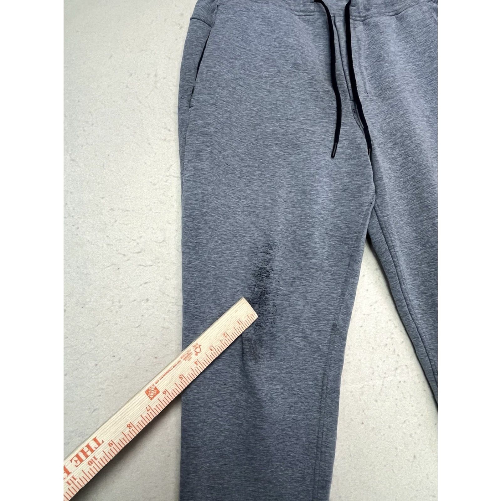 Lululemon Lululemon Jogger Pants Mens Medium Gray Drawstring Athletic Cross Training Gym Running City Distressed See Pics Measurements Size US 31 - 7 Thumbnail