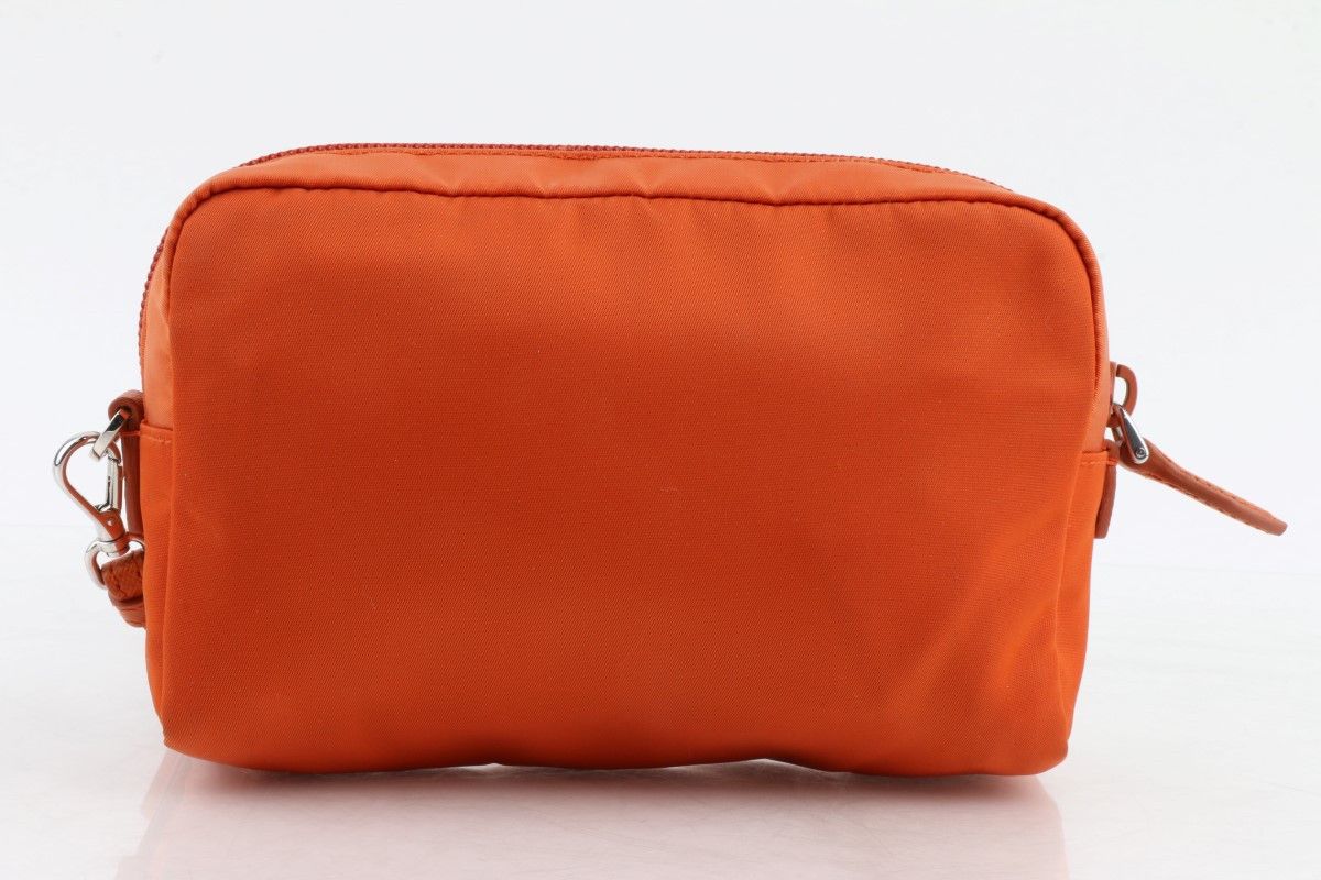 Prada o1srvl11e0624 Size: OS / Cosmetic Pouch in Orange Size ONE SIZE - 7 Thumbnail
