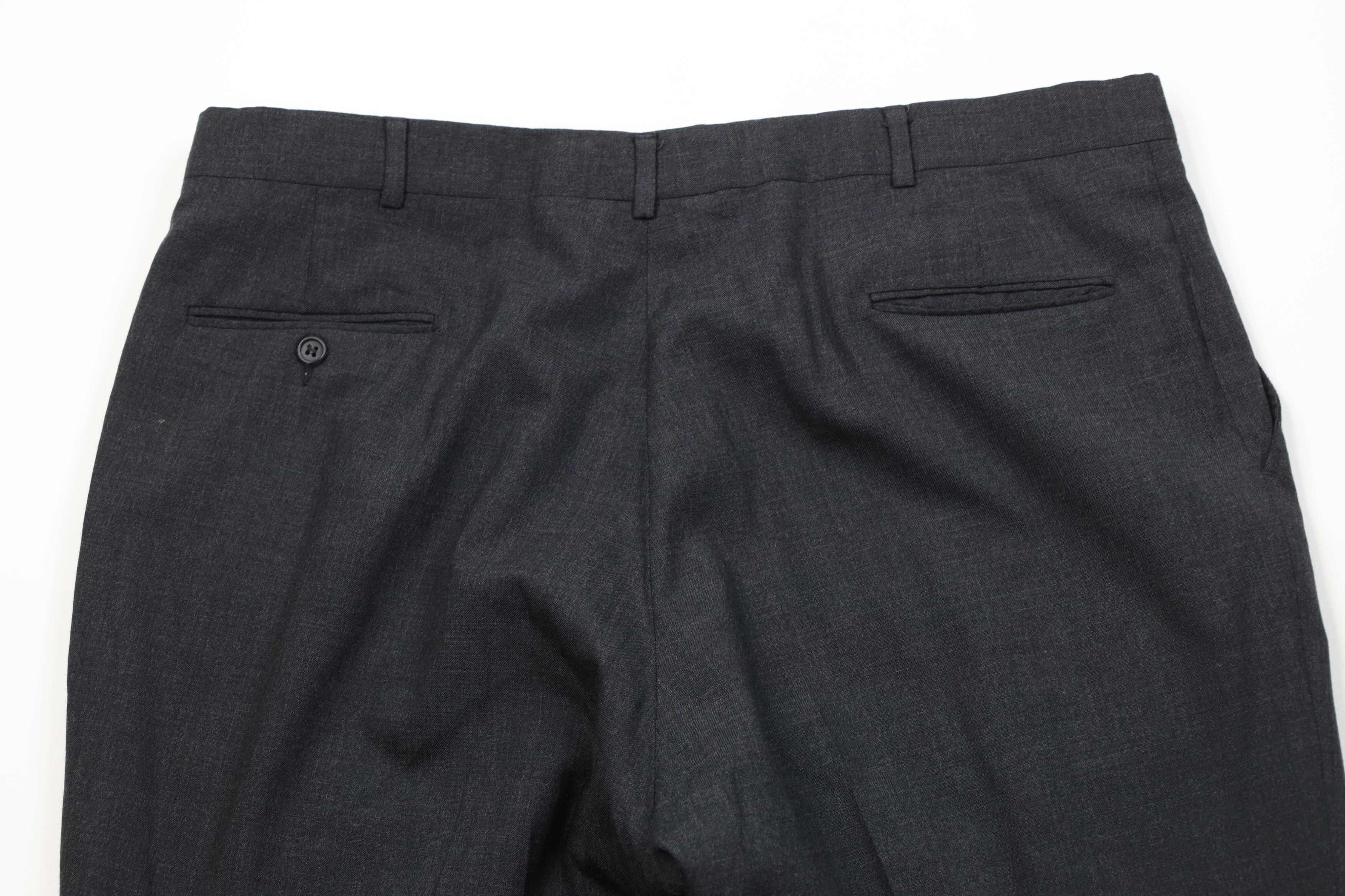 Vintage Vintage 90s Streetwear Wool Wide Leg Chino Pants Gray USA Size US 38 / EU 54 - 9 Thumbnail
